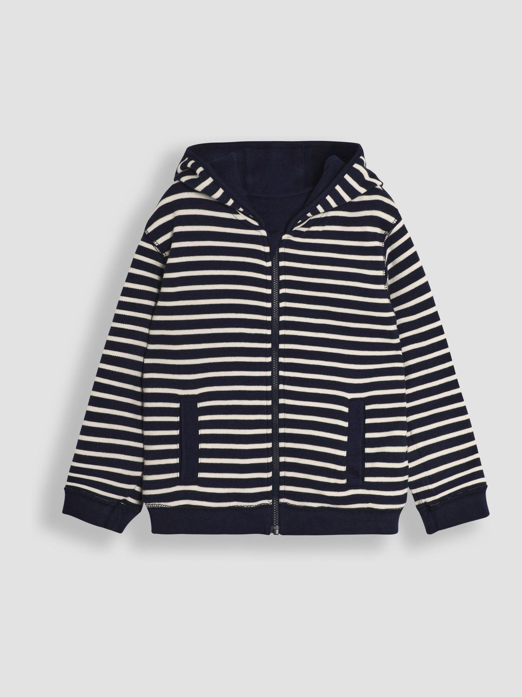 Navy Arrows Appliqué Reversible Hoodie - Image 4 of 8