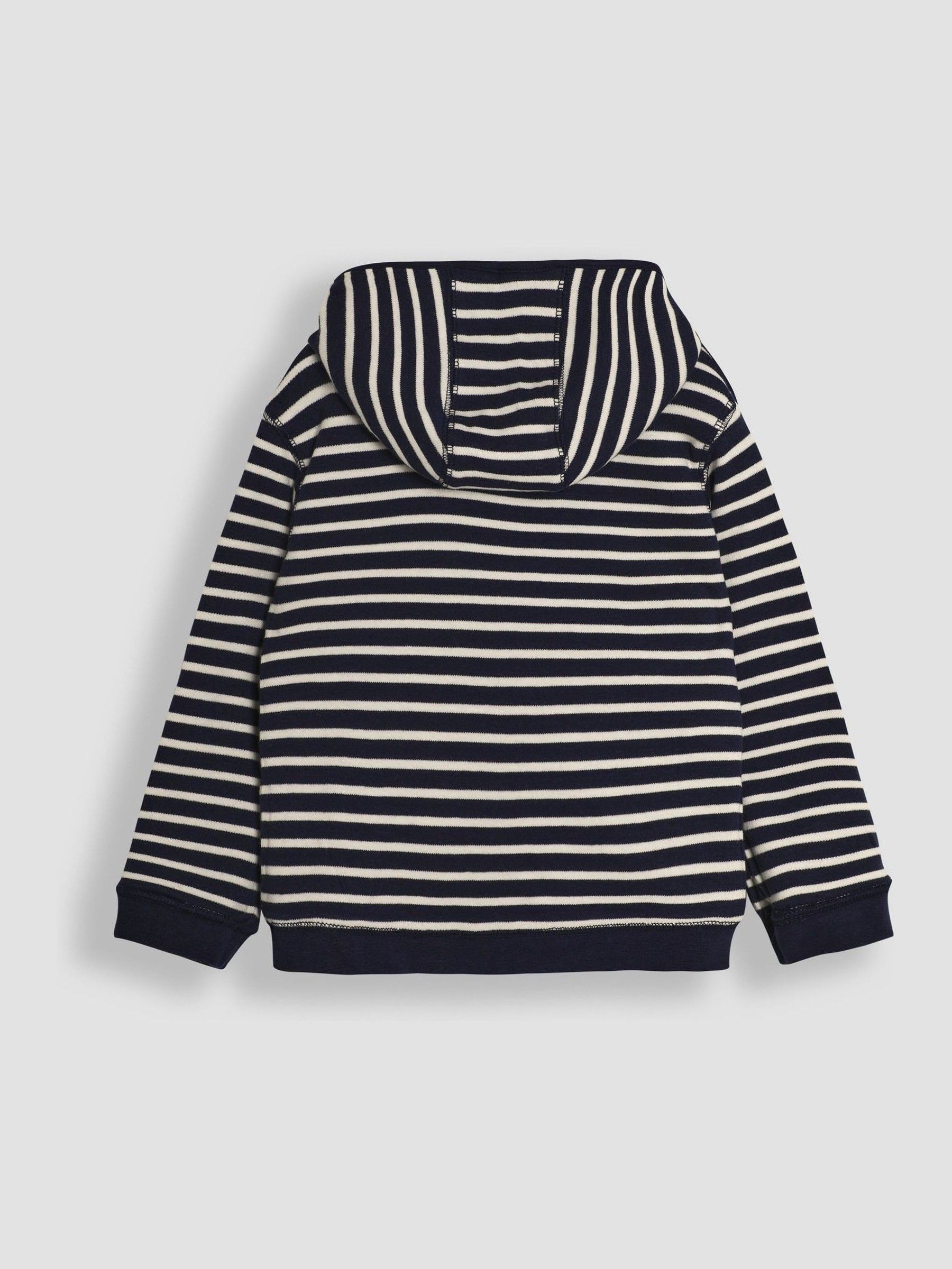 Navy Arrows Appliqué Reversible Hoodie - Image 5 of 8