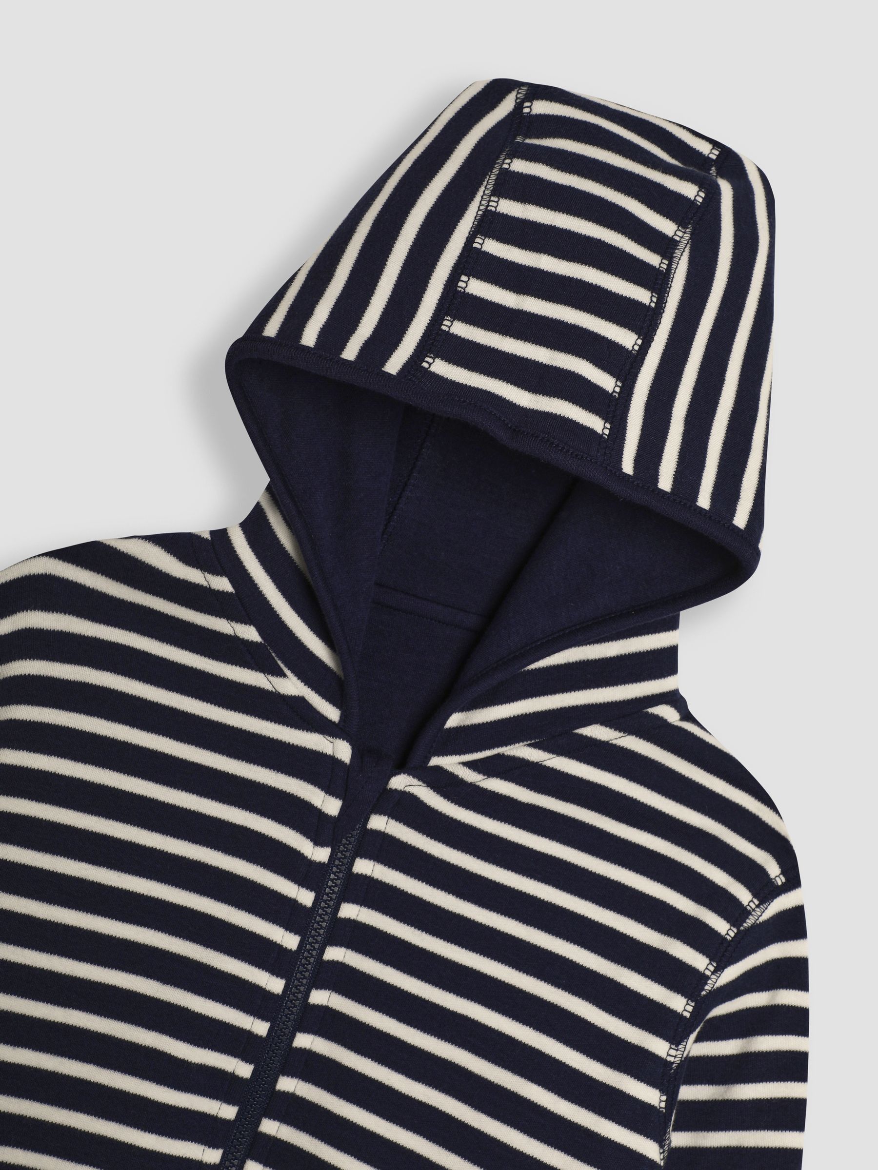 Navy Arrows Appliqué Reversible Hoodie - Image 7 of 8