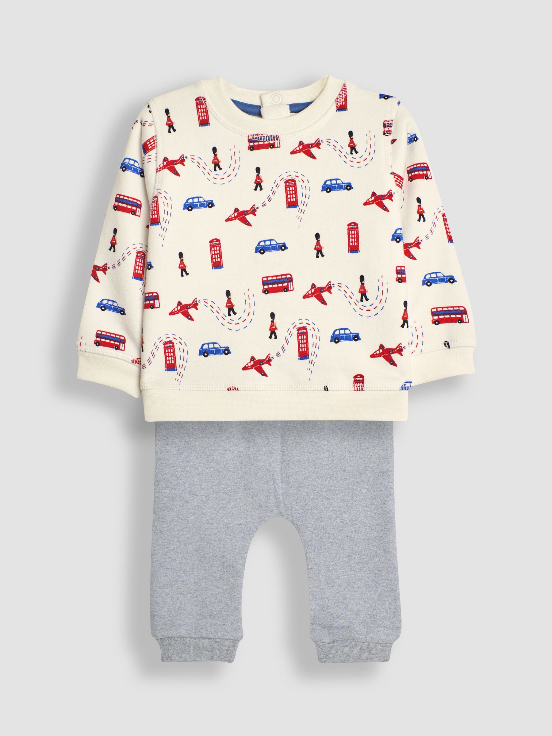 Ecru Red Arrows Sweatshirt and Joggers Set - Image 1 of 5