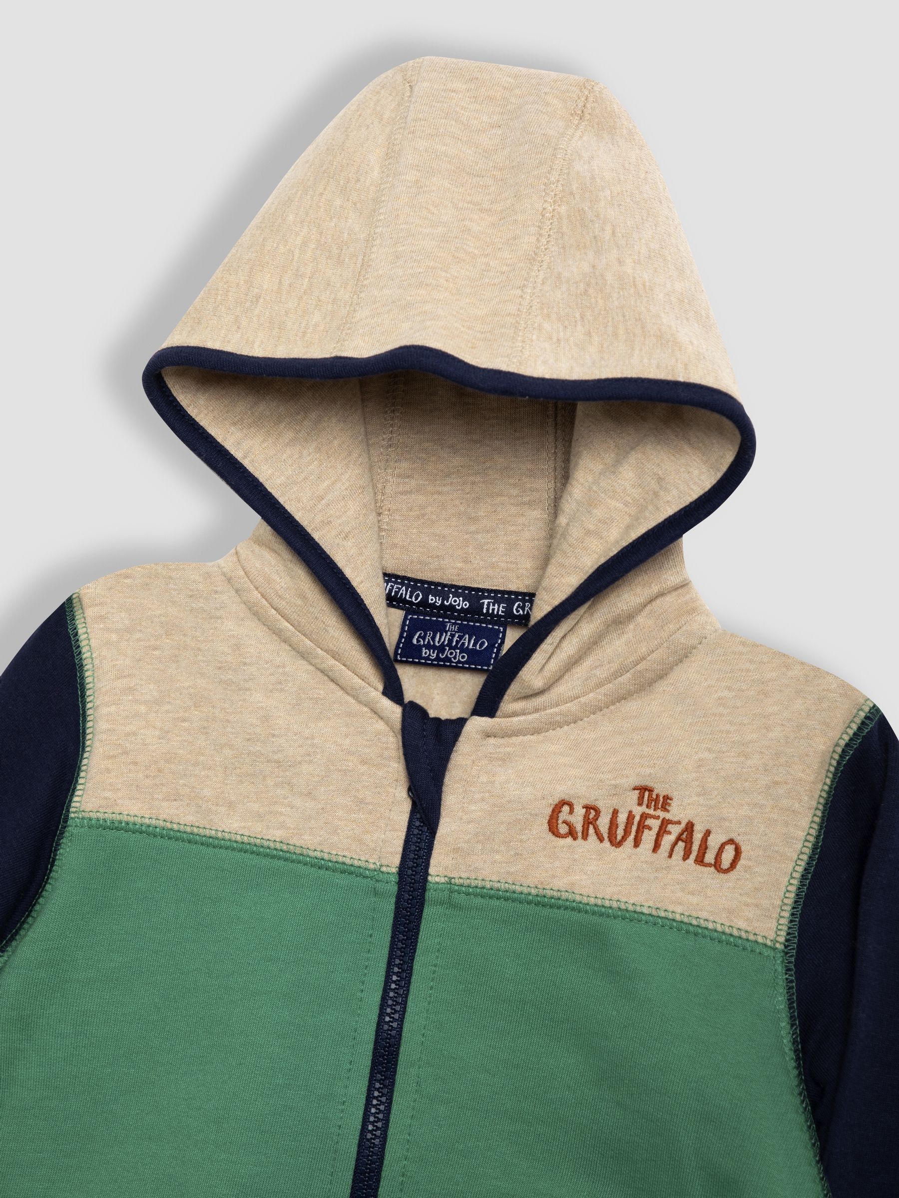 Navy The Gruffalo Appliqué Jersey Hoodie - Image 3 of 3