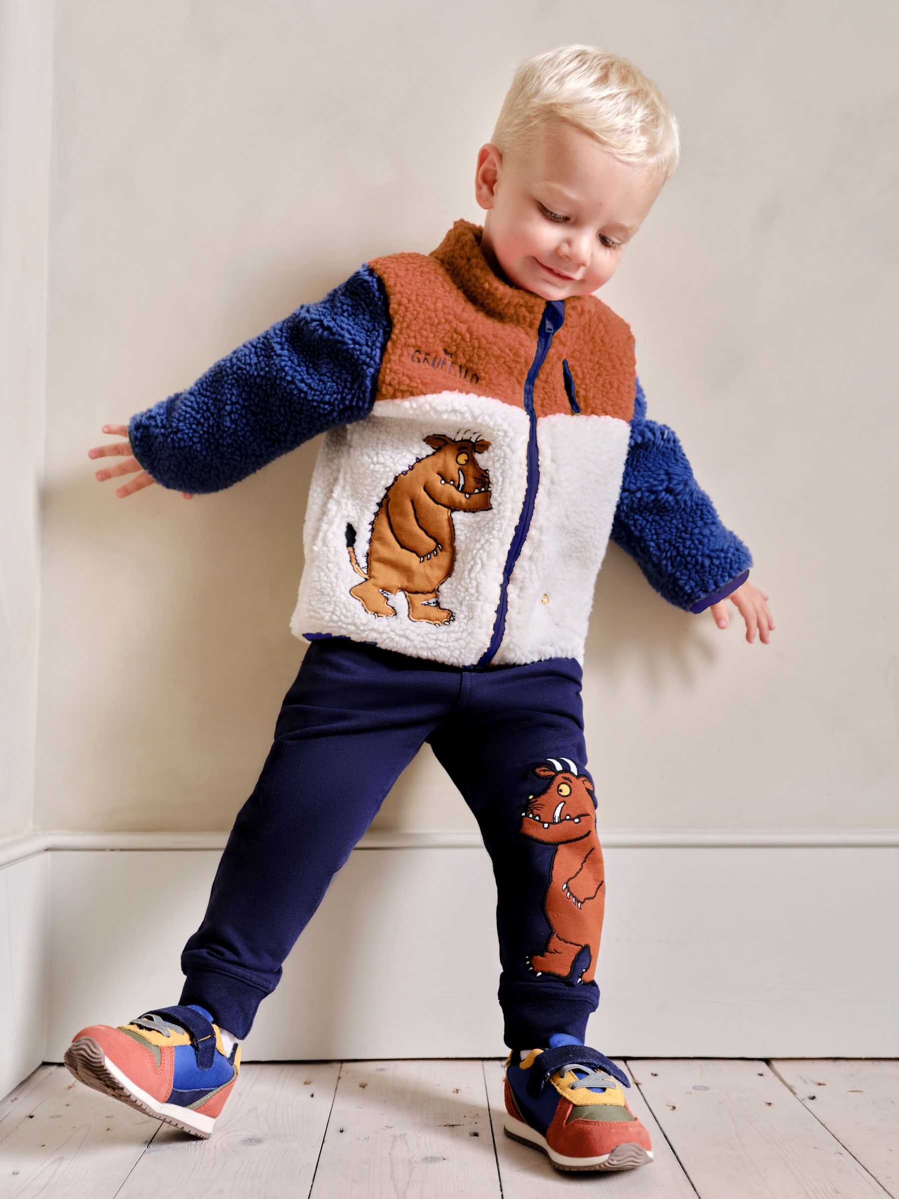 Red The Gruffalo Appliqué Zip-Up Teddy Fleece - Image 2 of 6