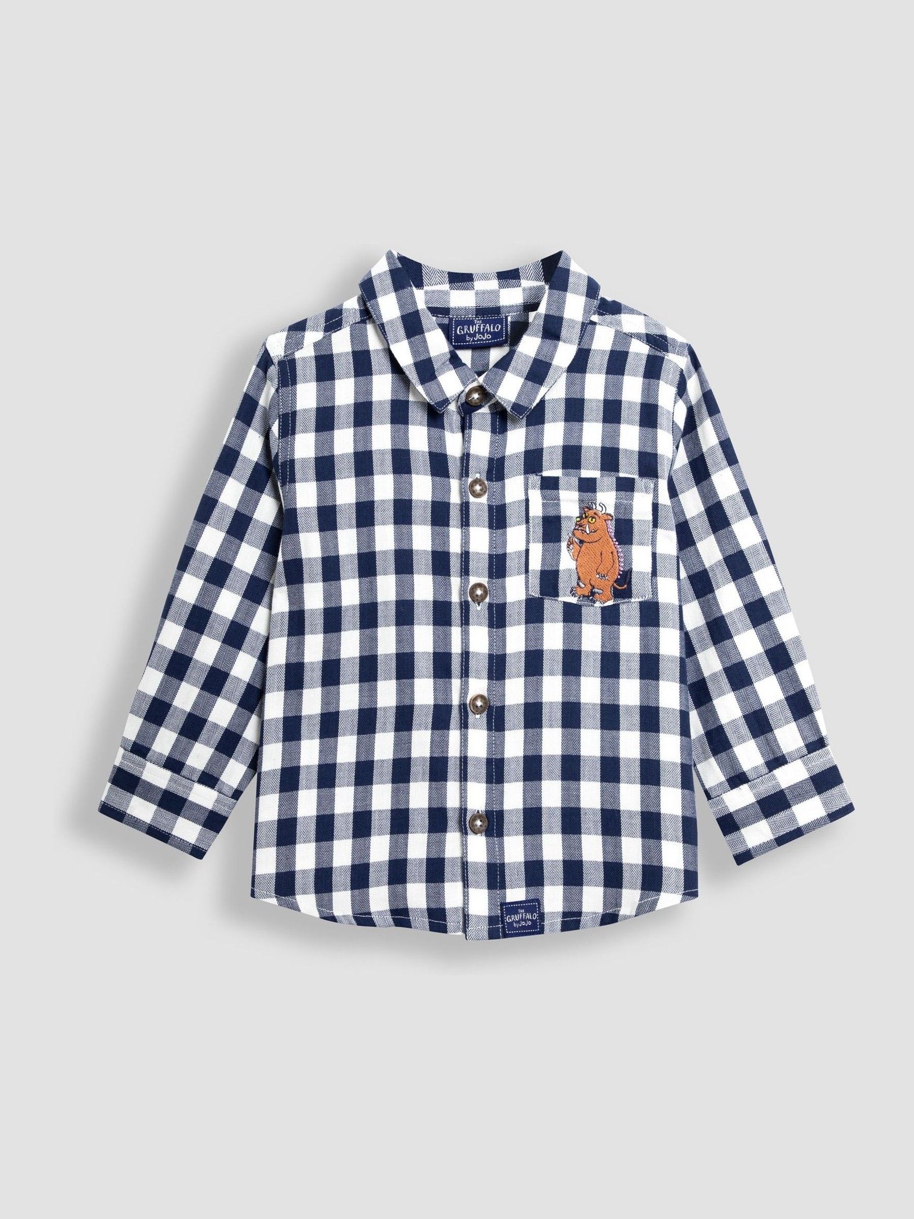 Blue The Gruffalo Gingham Shirt - Image 1 of 3