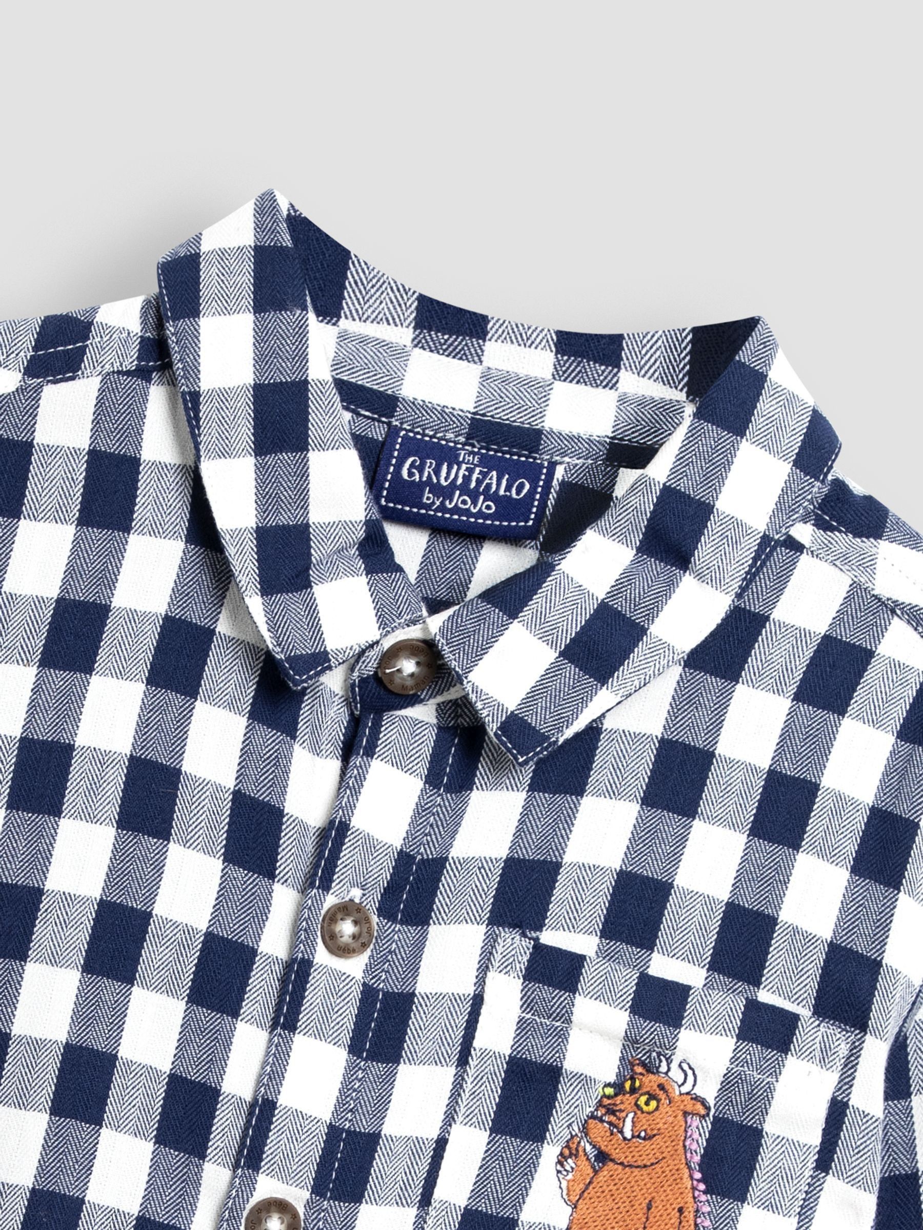 Blue The Gruffalo Gingham Shirt - Image 2 of 3