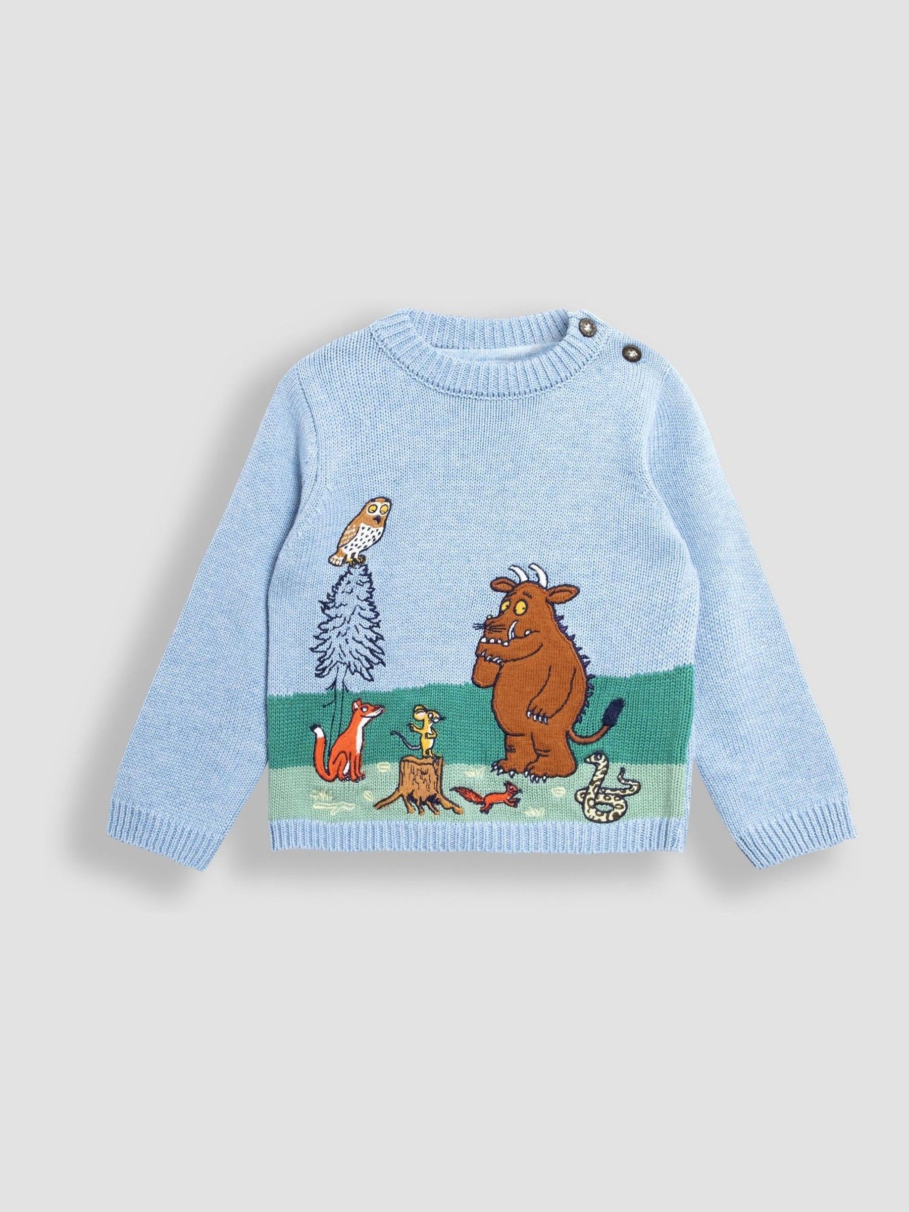 Blue The Gruffalo Scene Jumper - Image 1 of 4