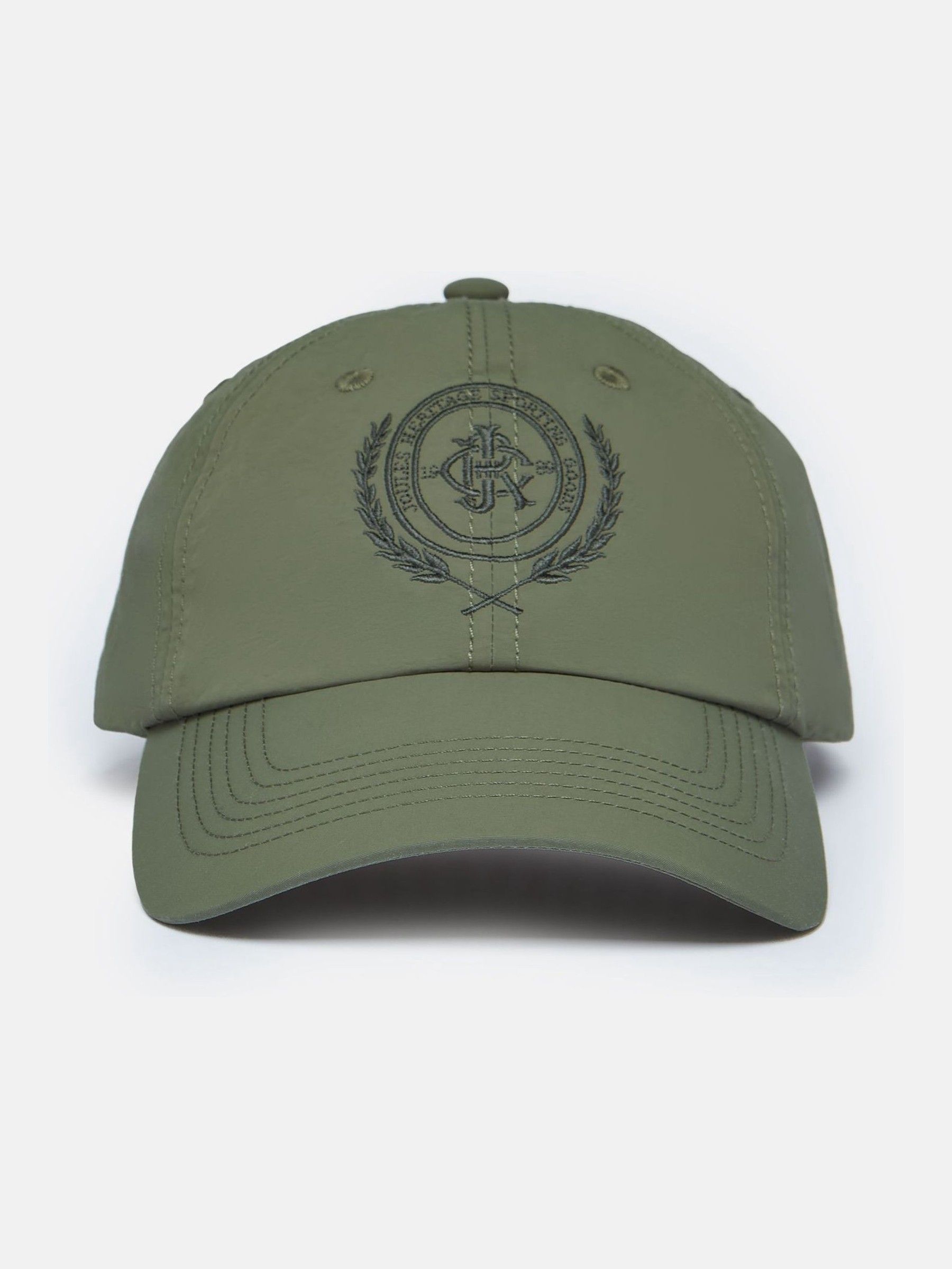 Daley Khaki Green Nylon Cap - Image 3 of 6