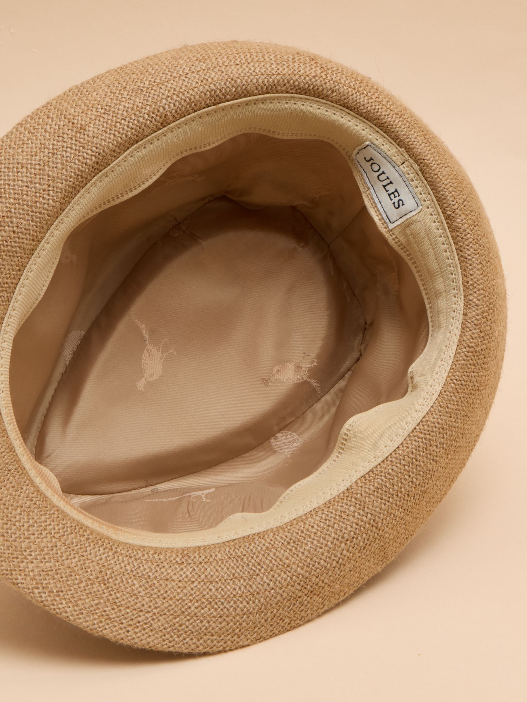 Halstow Neutral Straw Trilby Hat - Image 6 of 6