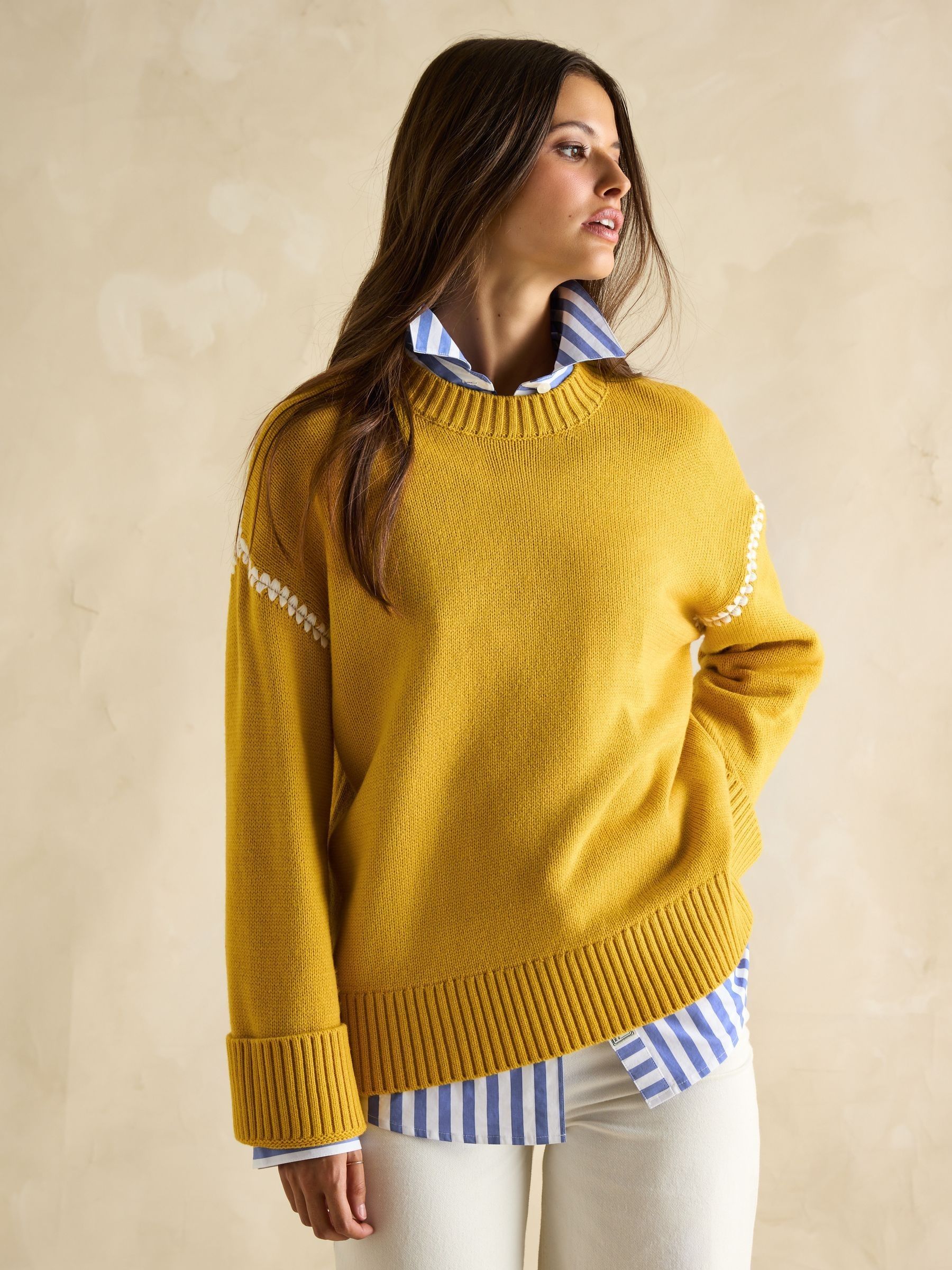 toogood THE PLASTERER JUMPER Lイエロー toogood THE PLASTERER JUMPER Lイエロー