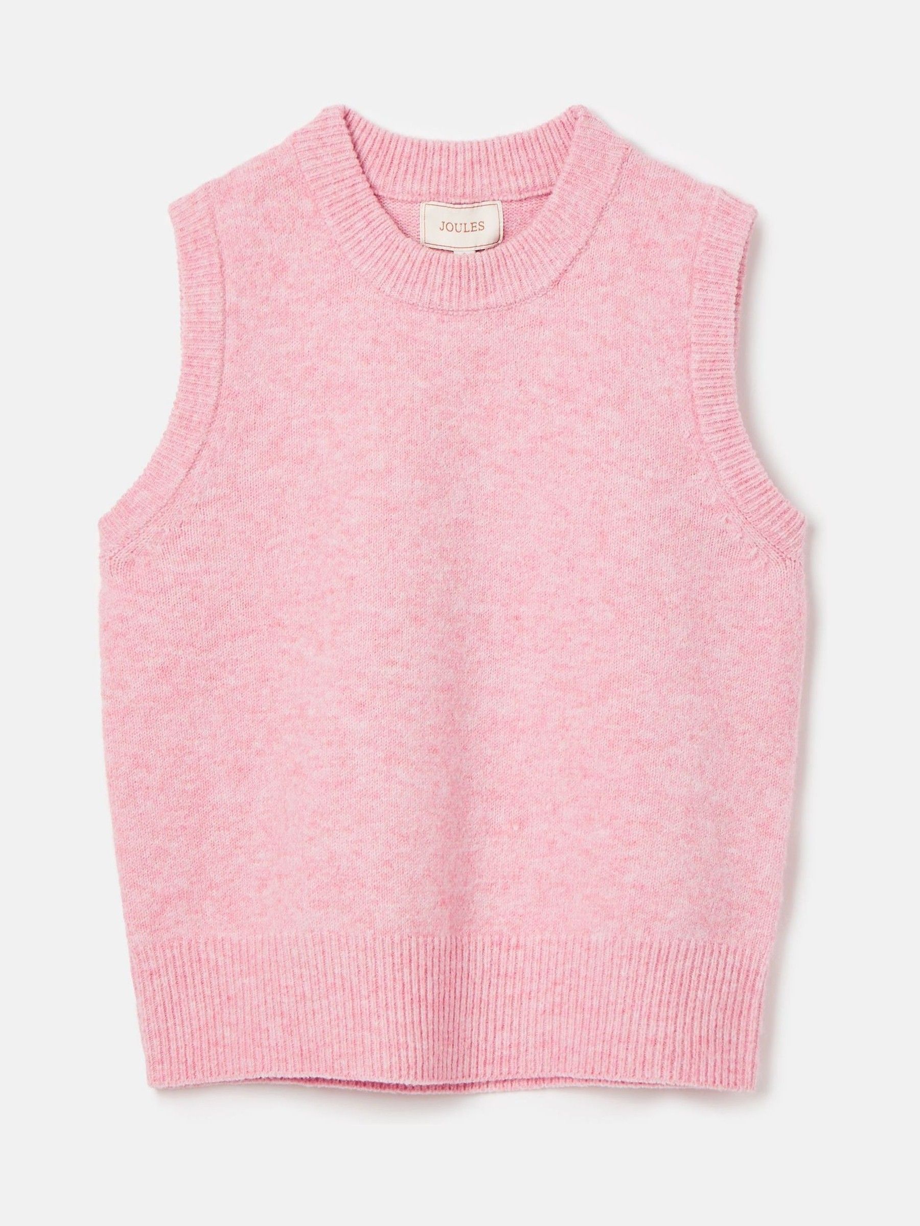 Holly Pink Regular Fit Knitted Vest - Image 7 of 7