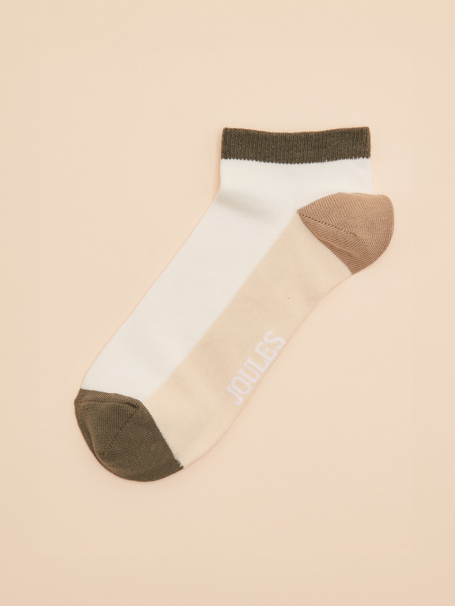 Men's Rilla Natural Pack of Two Trainer Socks - Image 3 of 5