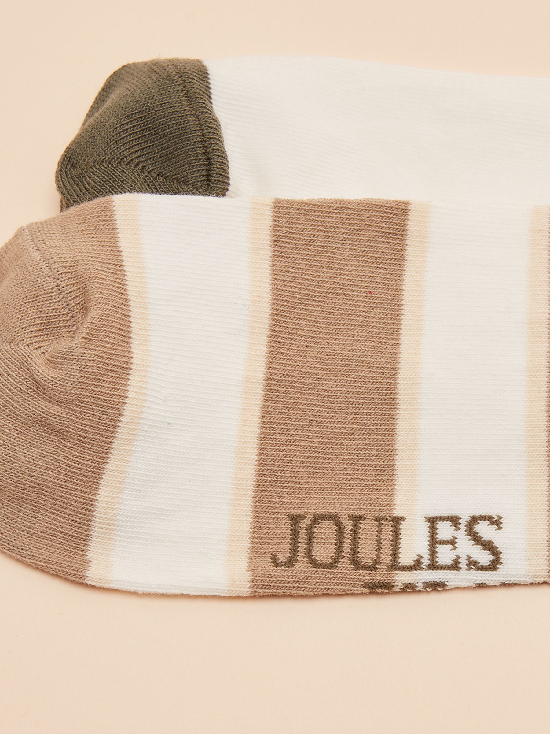 Men's Rilla Natural Pack of Two Trainer Socks - Image 5 of 5