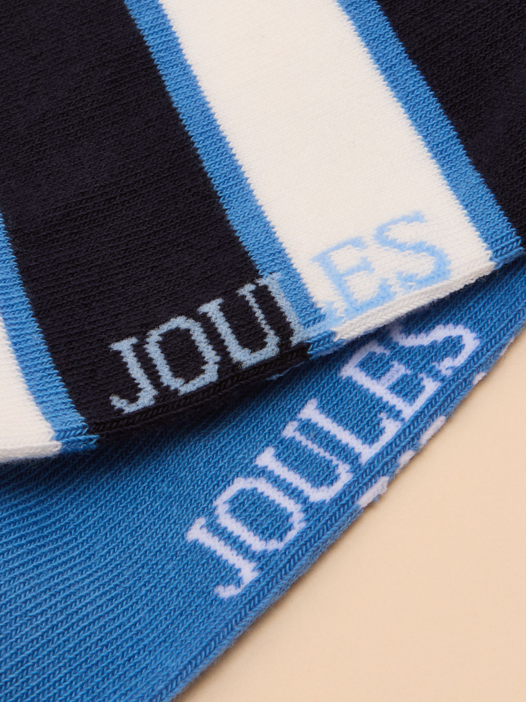 Men's Rilla Blue Pack of Two Trainer Socks - Image 2 of 3