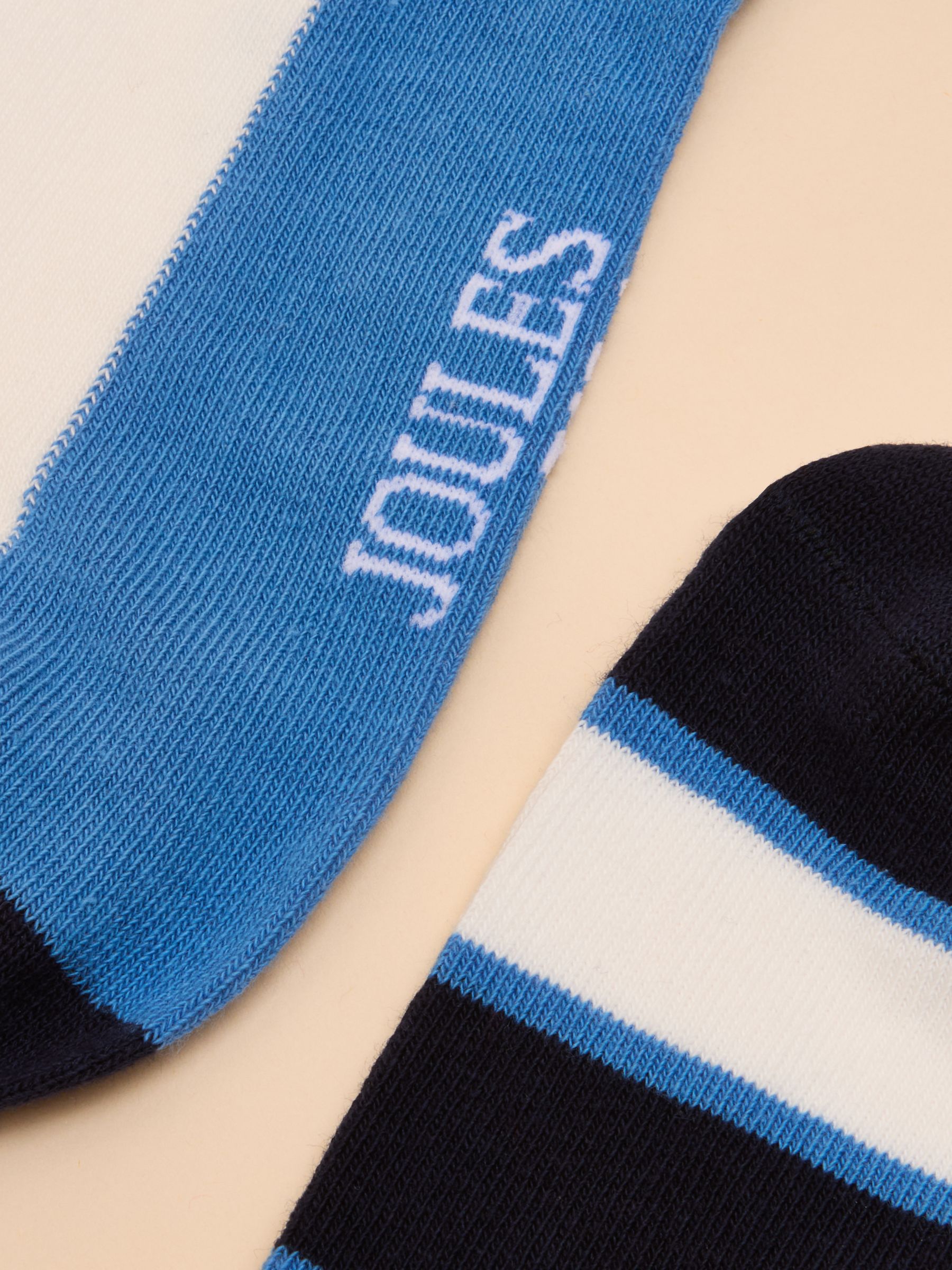 Men's Rilla Blue Pack of Two Trainer Socks - Image 3 of 3