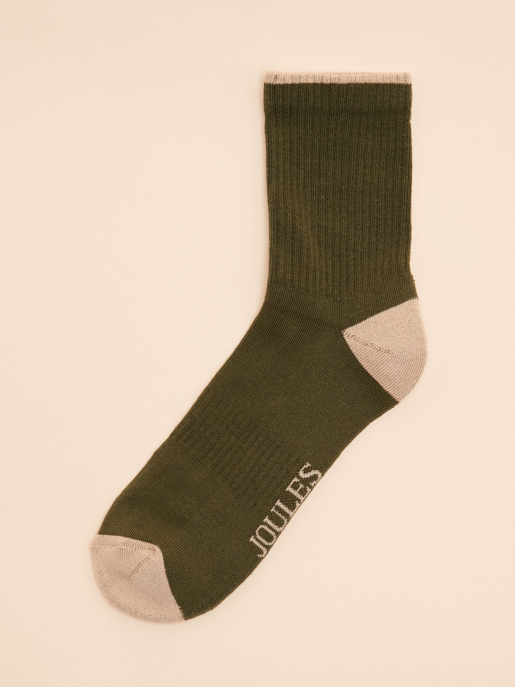Men's Volley Khaki Green Pack of Two Tennis Socks - Image 3 of 5