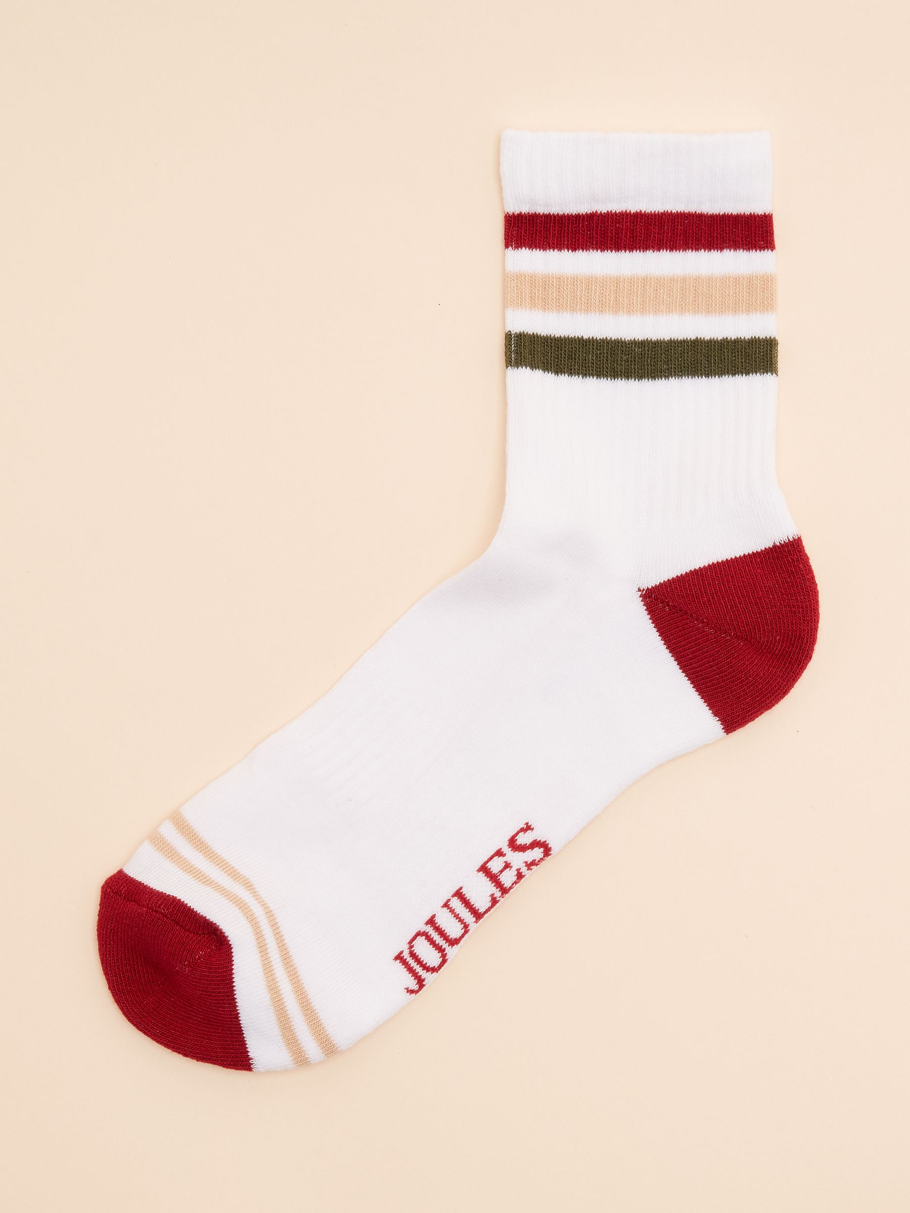 Men's Volley Khaki Green Pack of Two Tennis Socks - Image 4 of 5