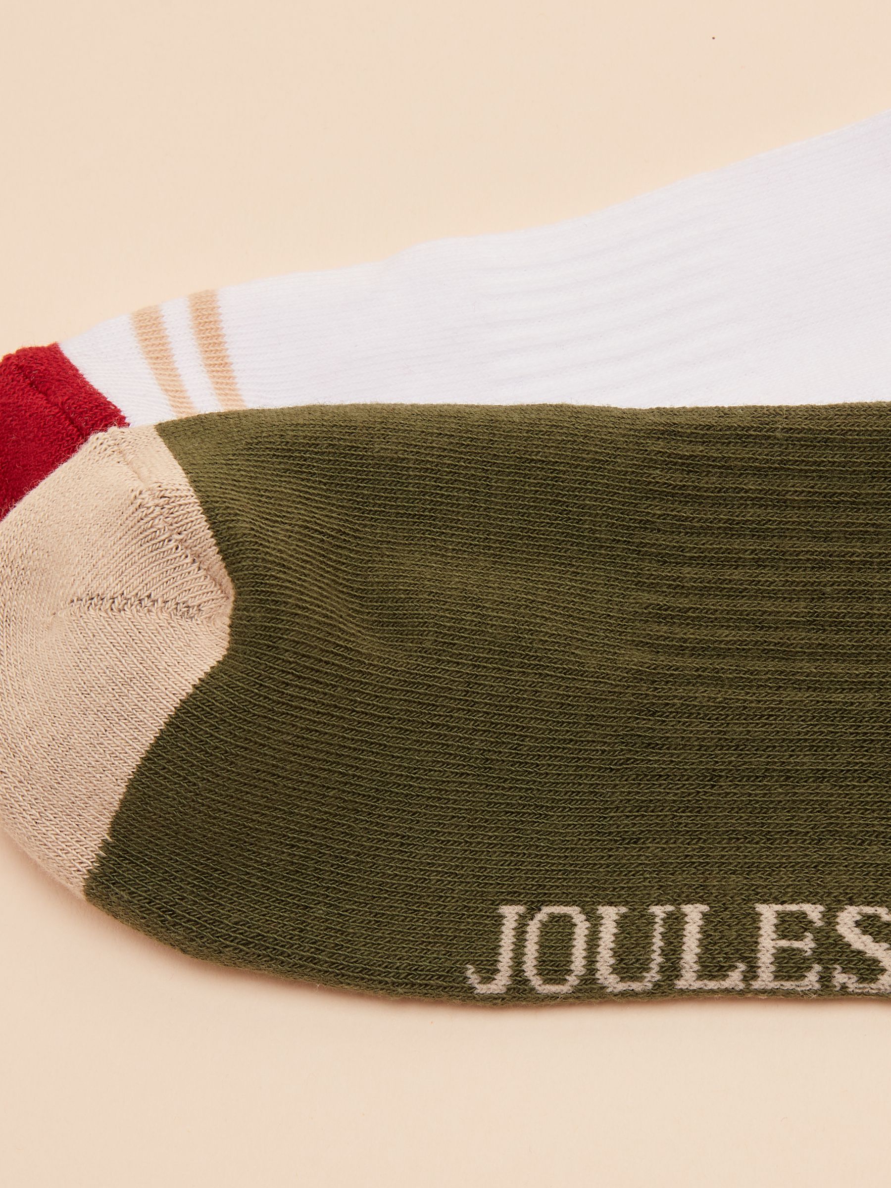 Men's Volley Khaki Green Pack of Two Tennis Socks - Image 5 of 5