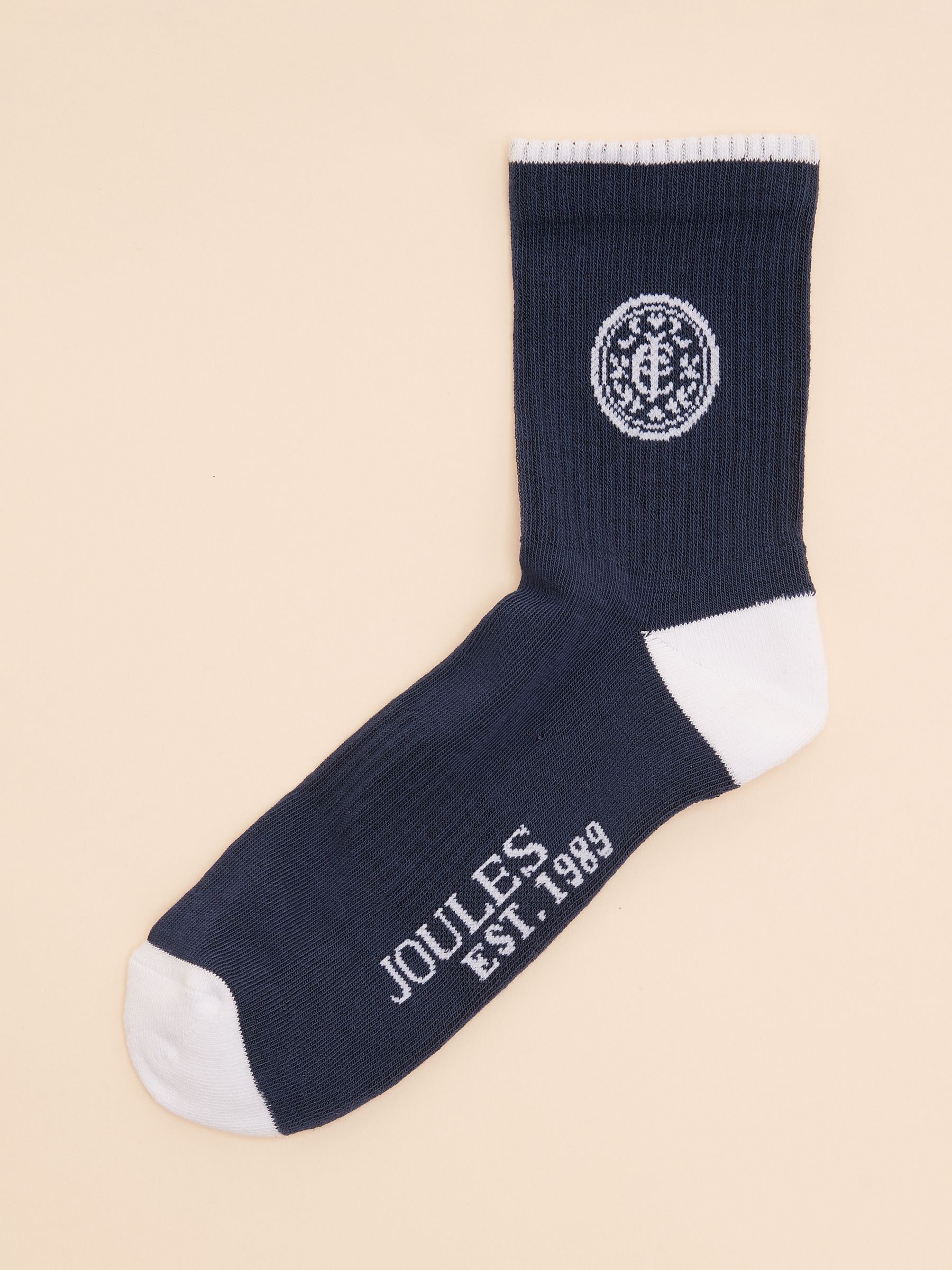 Men's Volley Navy Pack of Two Tennis Socks - Image 3 of 5