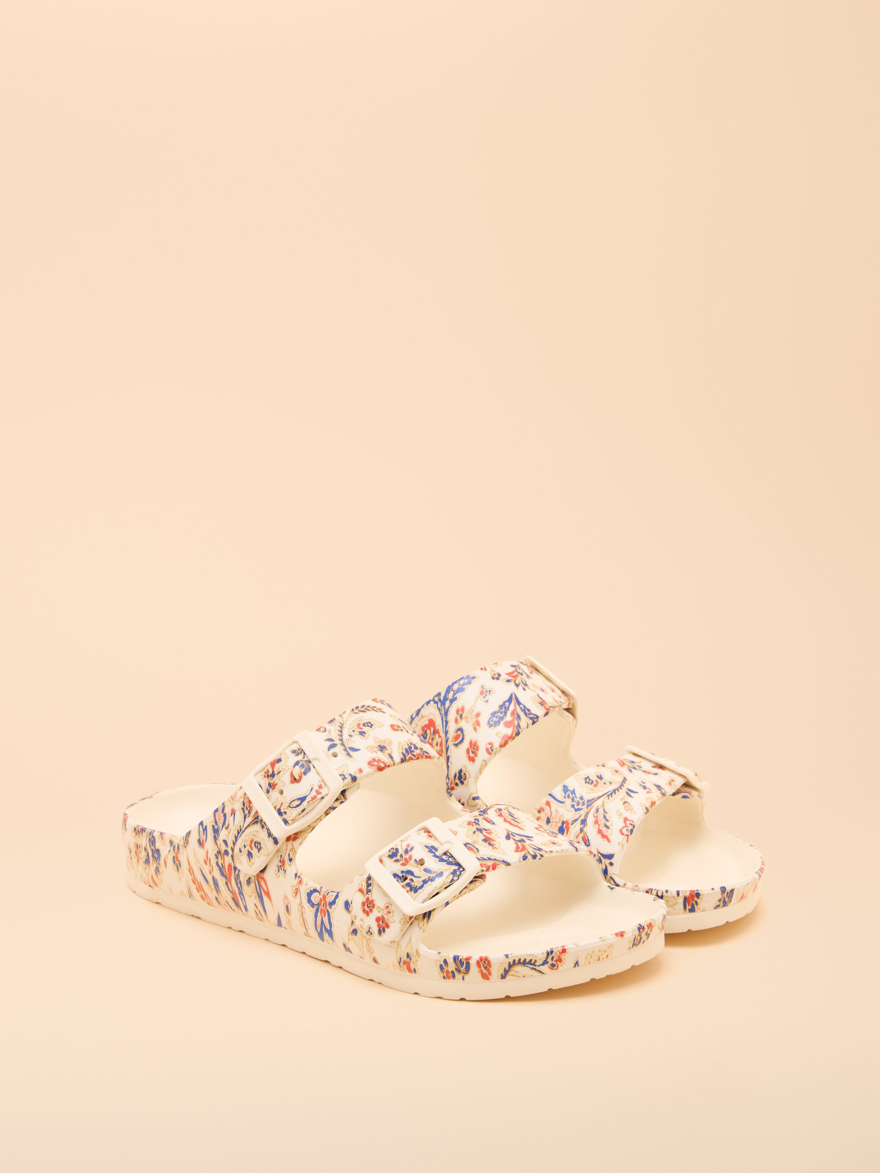 Sunseeker Multi/White Printed EVA Sliders - Image 2 of 5