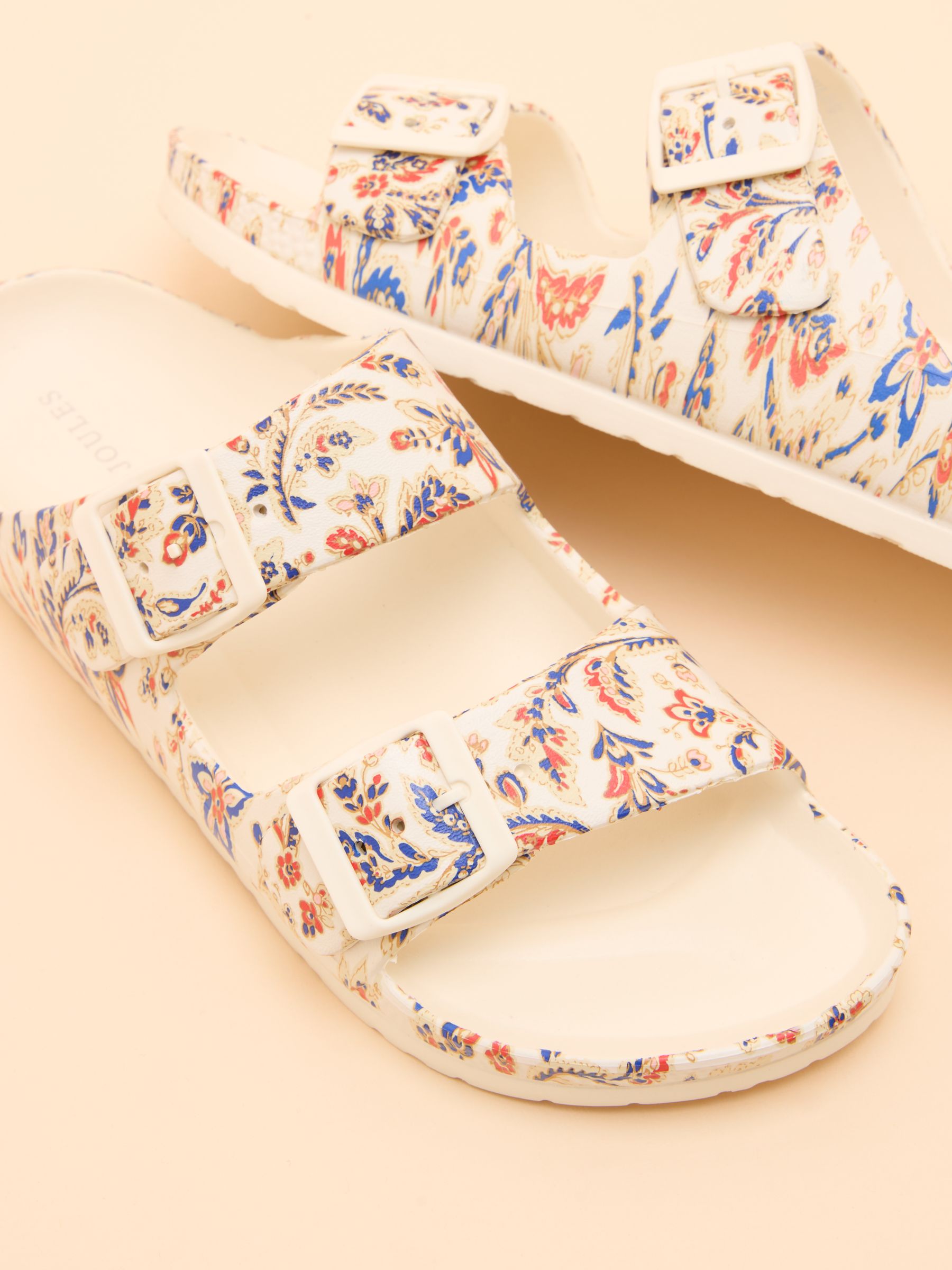 Sunseeker Multi/White Printed EVA Sliders - Image 5 of 5