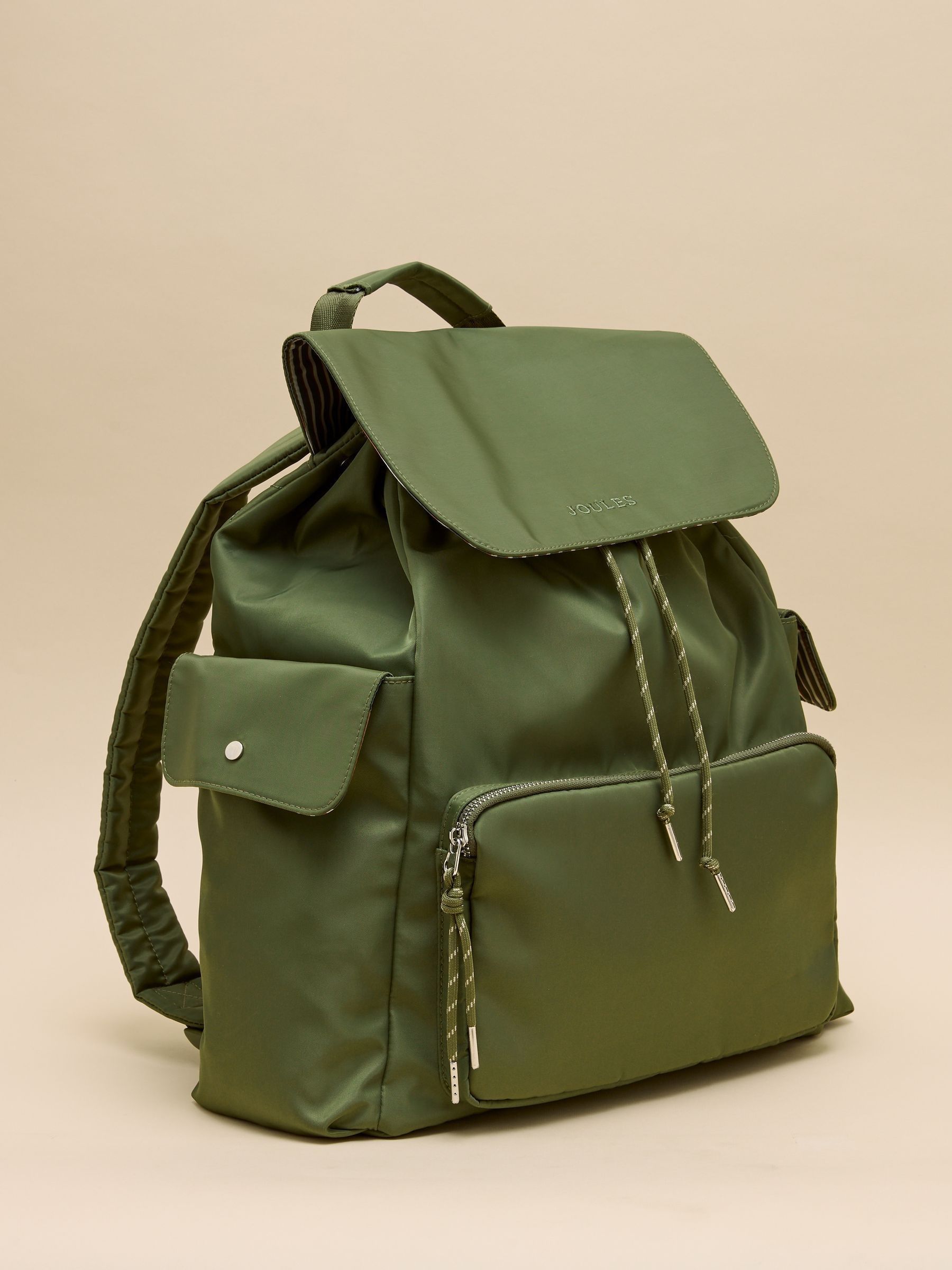 Cambeck Khaki Green Water Resistant Backpack - Image 5 of 8