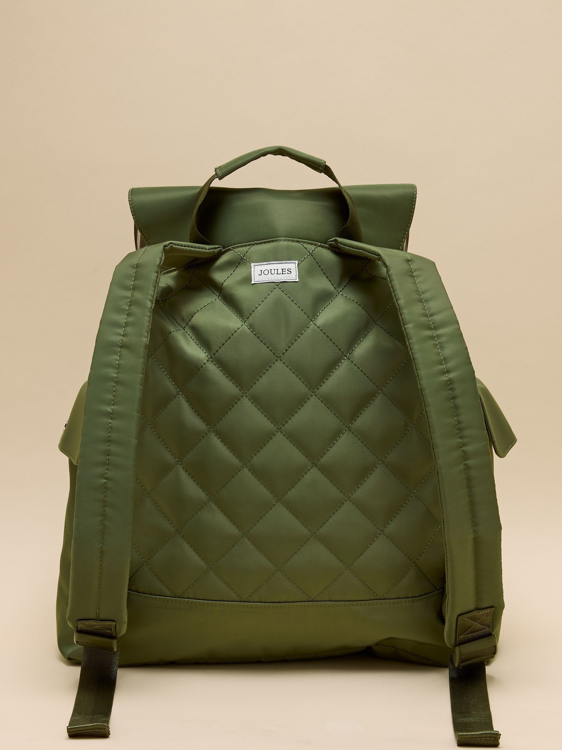 Cambeck Khaki Green Water Resistant Backpack - Image 6 of 8