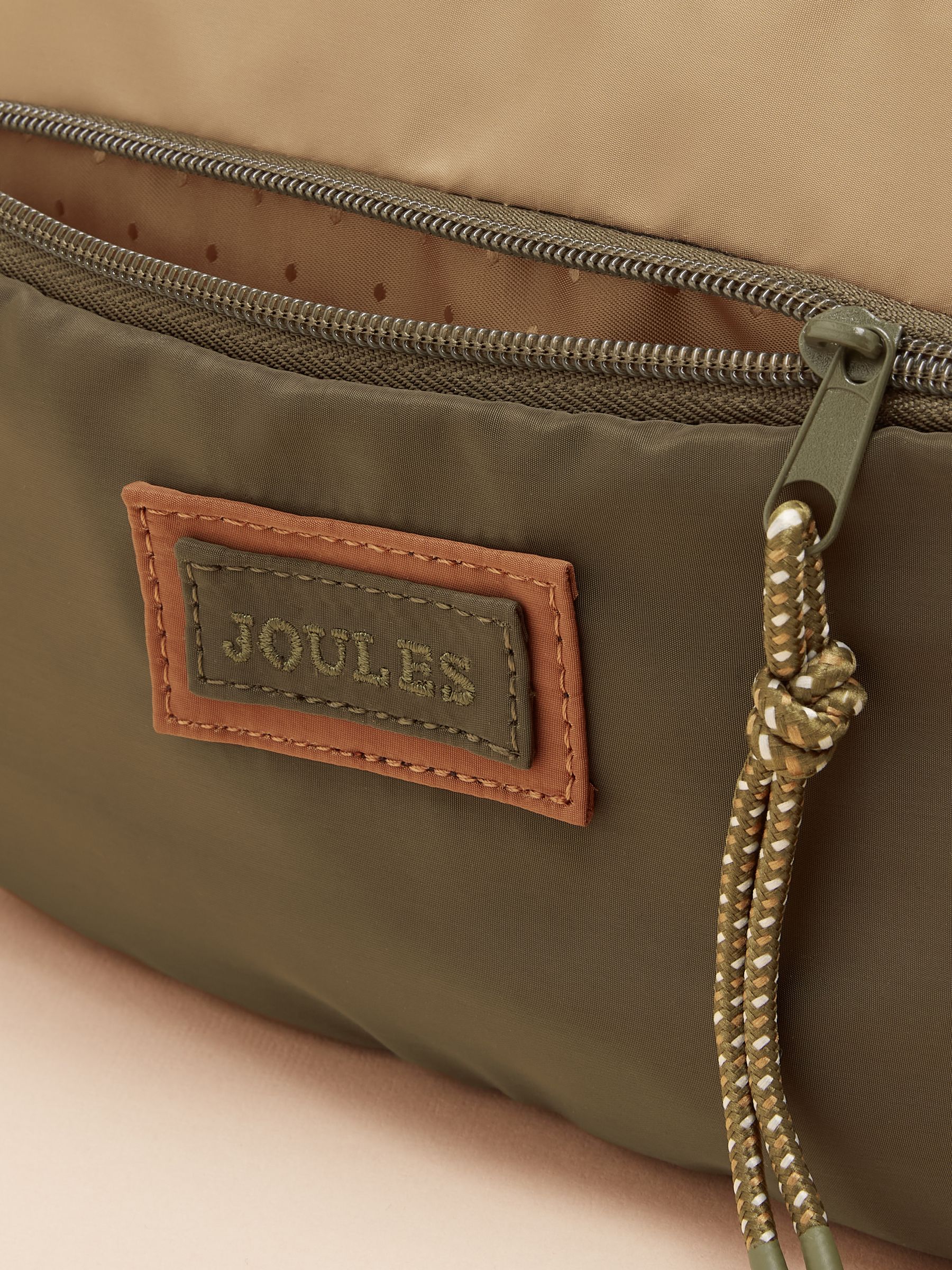 Marlow Neutral Nylon Cross Body Bag - Image 7 of 8