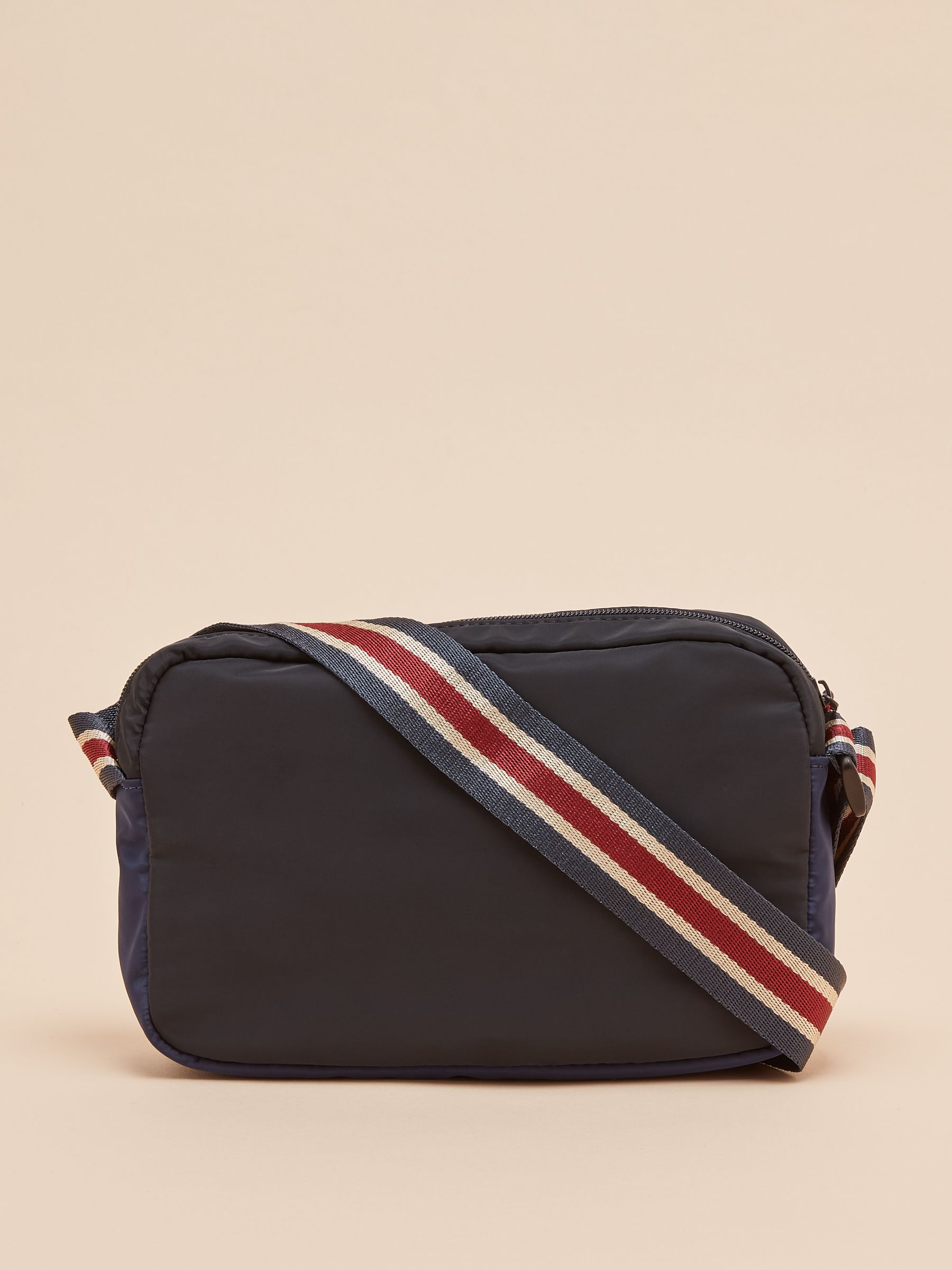 Marlow Navy Nylon Cross Body Bag - Image 4 of 8