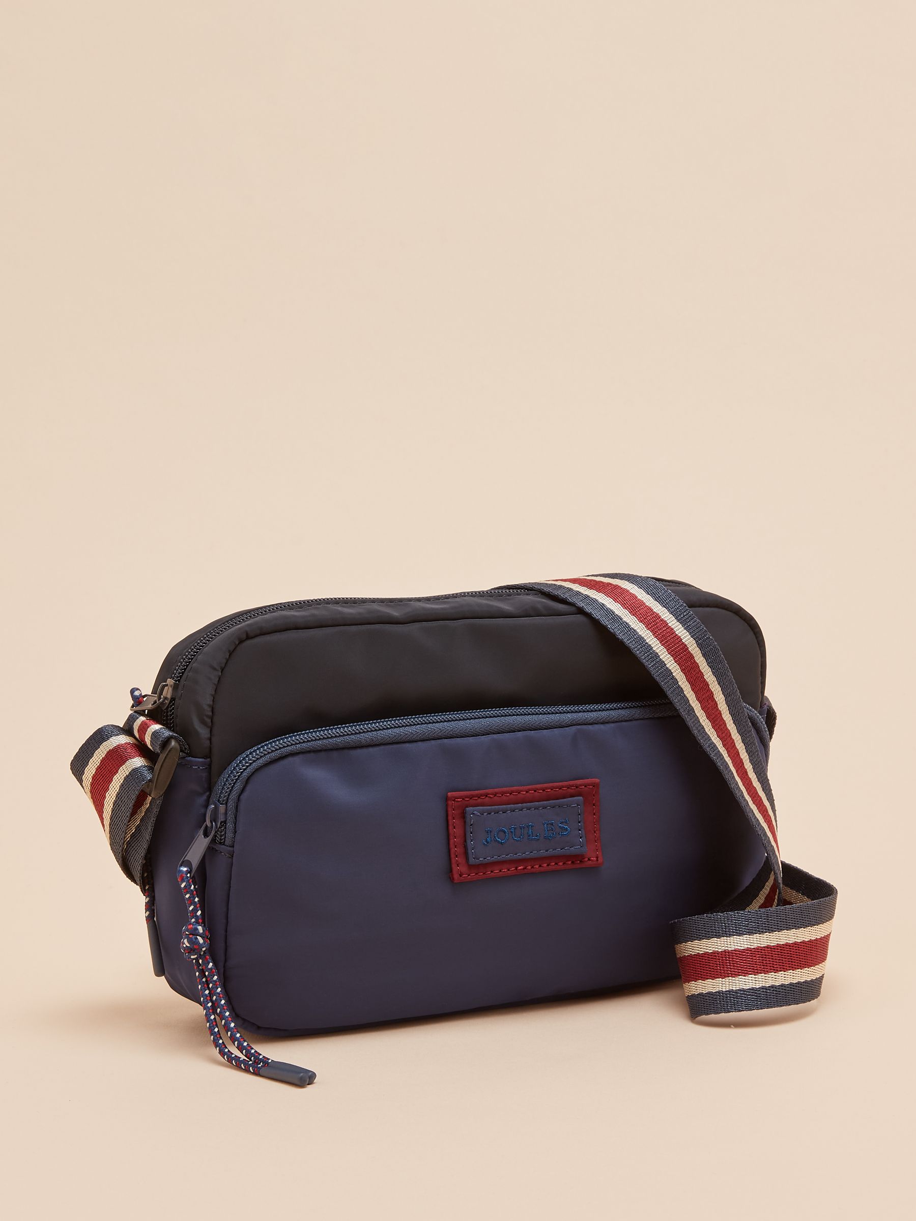 Marlow Navy Nylon Cross Body Bag - Image 5 of 8