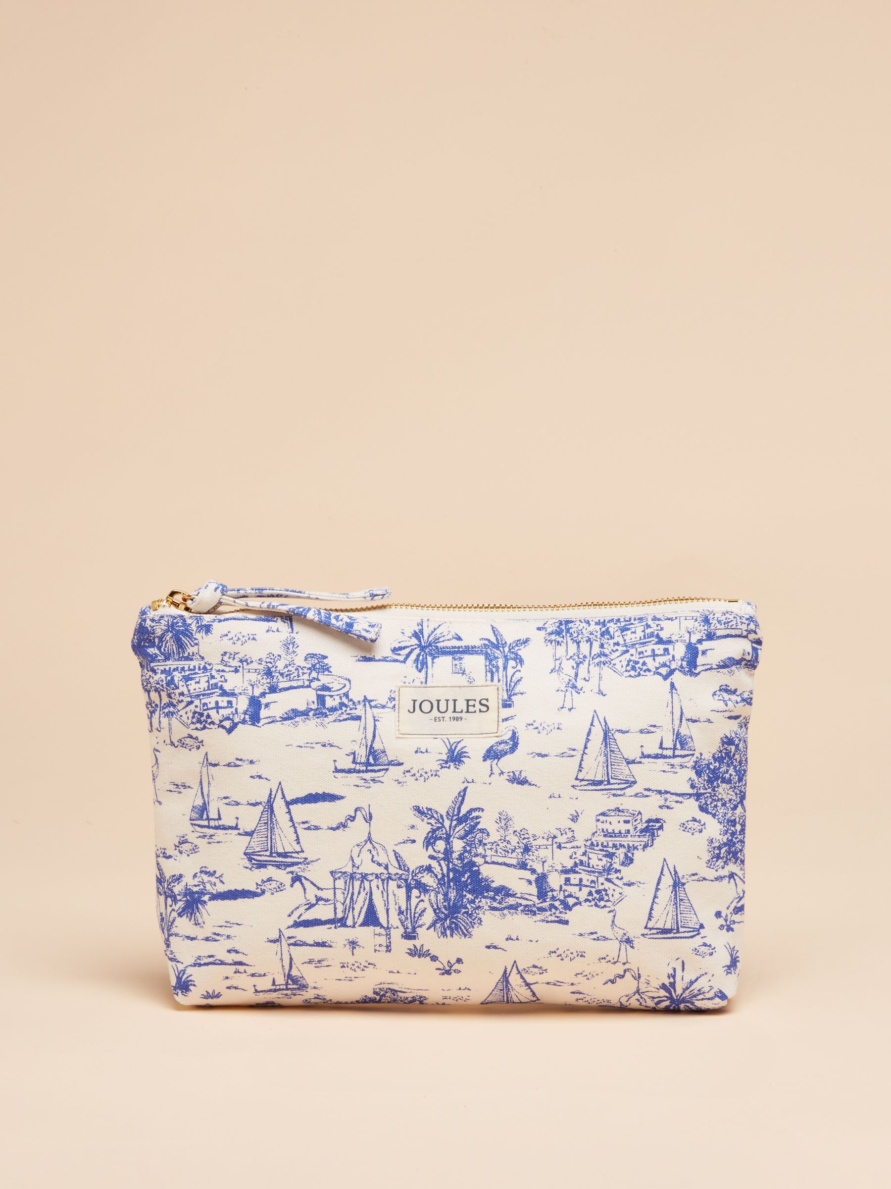 Carrywell Blue/White Zip Pouch - Image 1 of 5