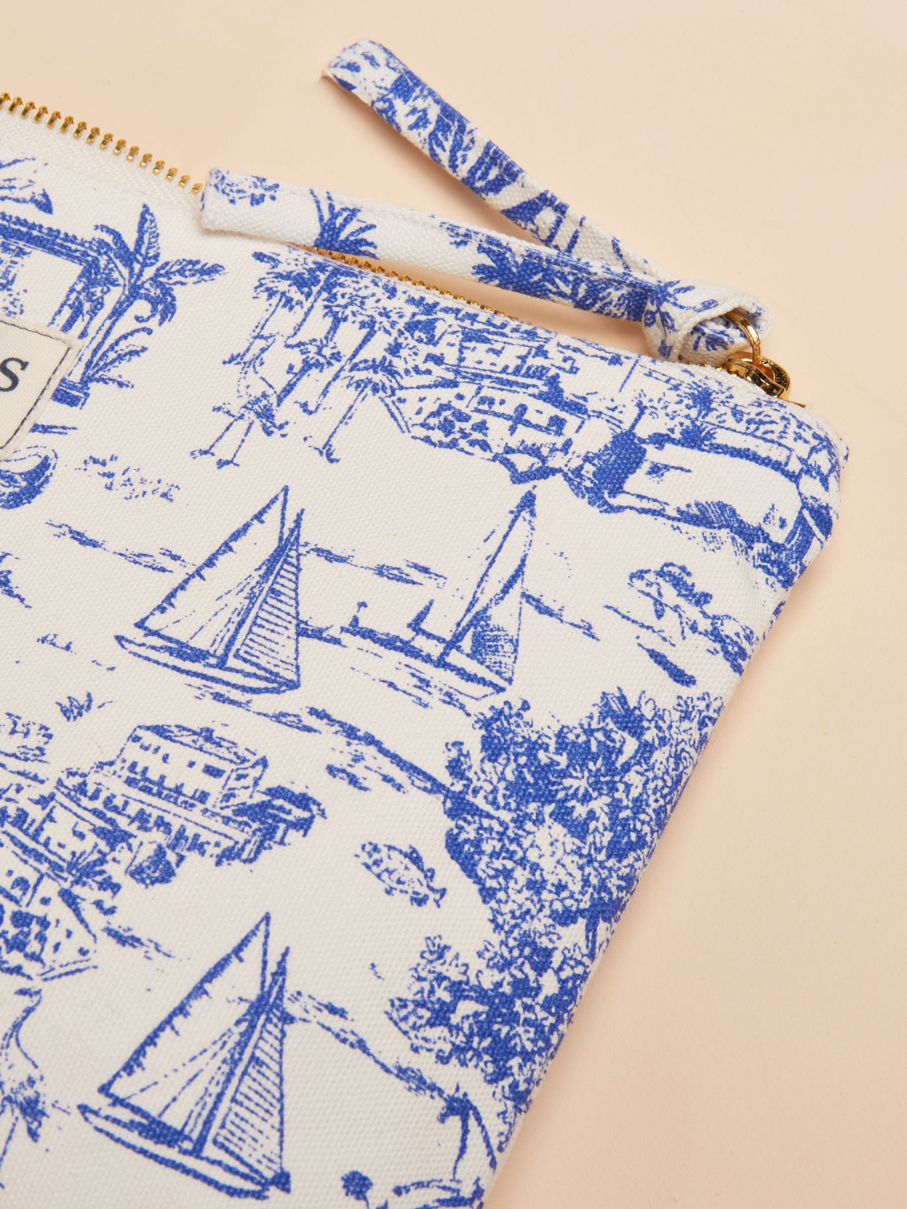Carrywell Blue/White Zip Pouch - Image 5 of 5