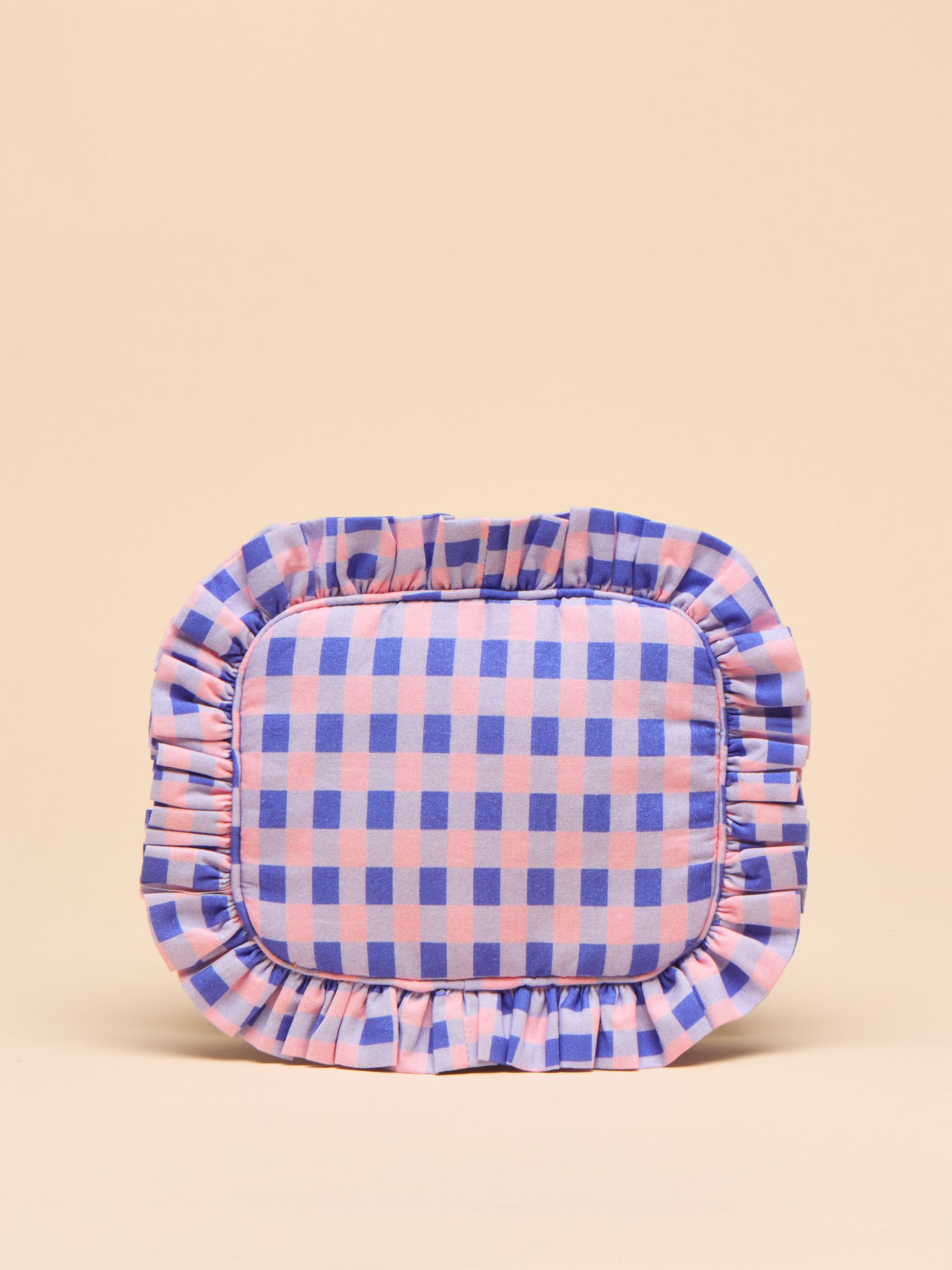 Nina Pink/Lilac Cotton Frill Wash Bag - Image 2 of 5