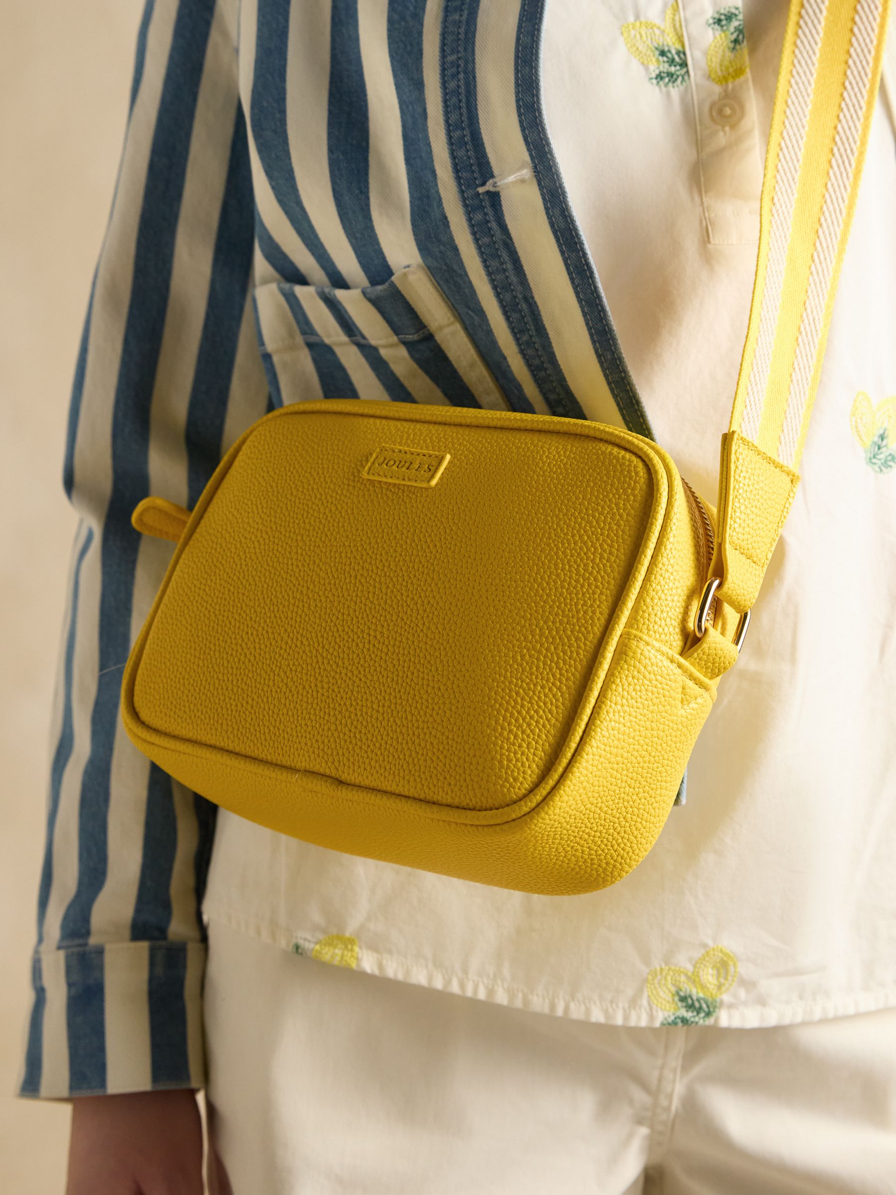 Trent Yellow Cross Body Bag - Image 3 of 8