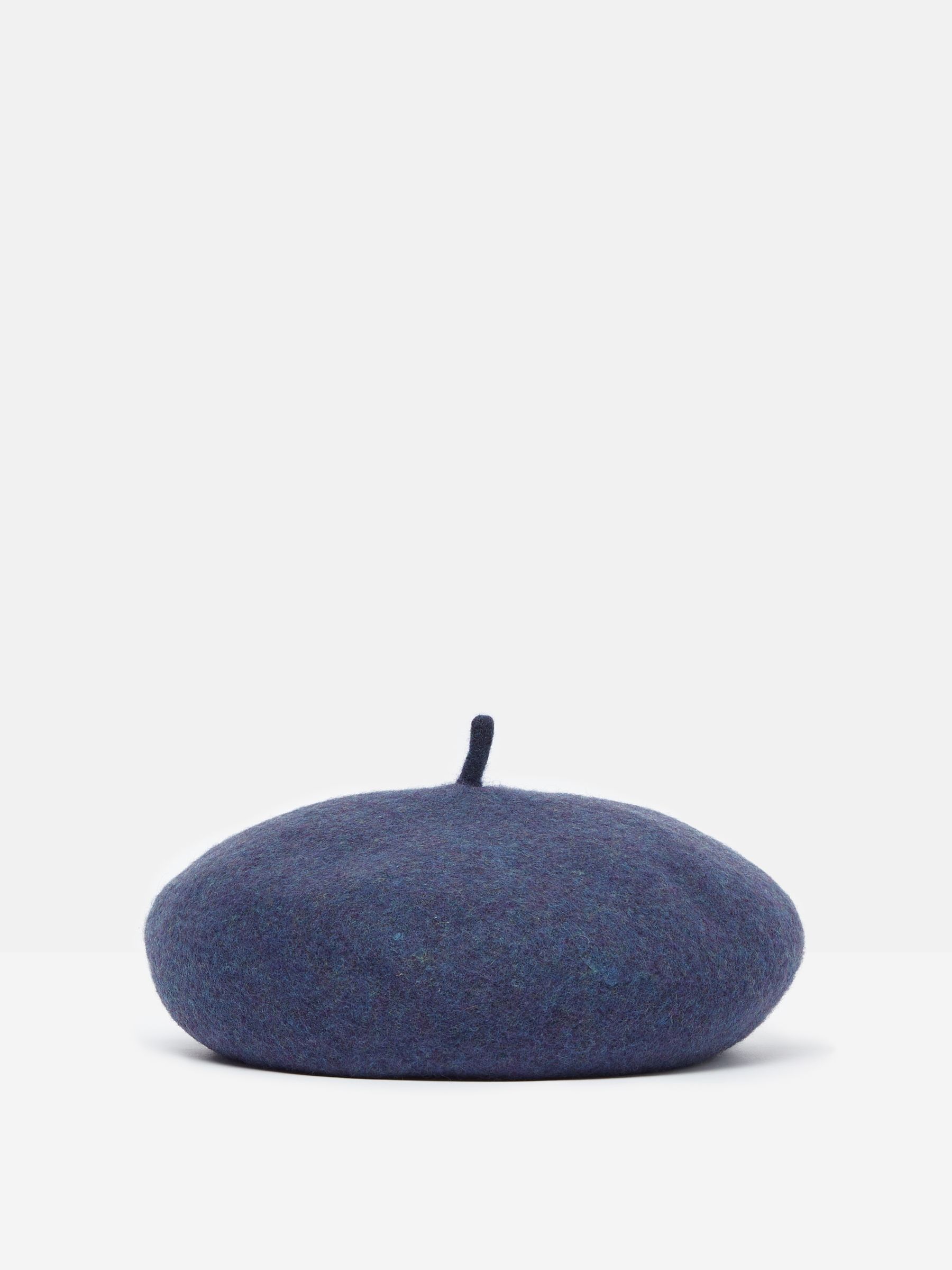 Amelie Navy Blue Adjustable Wool Beret Hat - Image 4 of 5