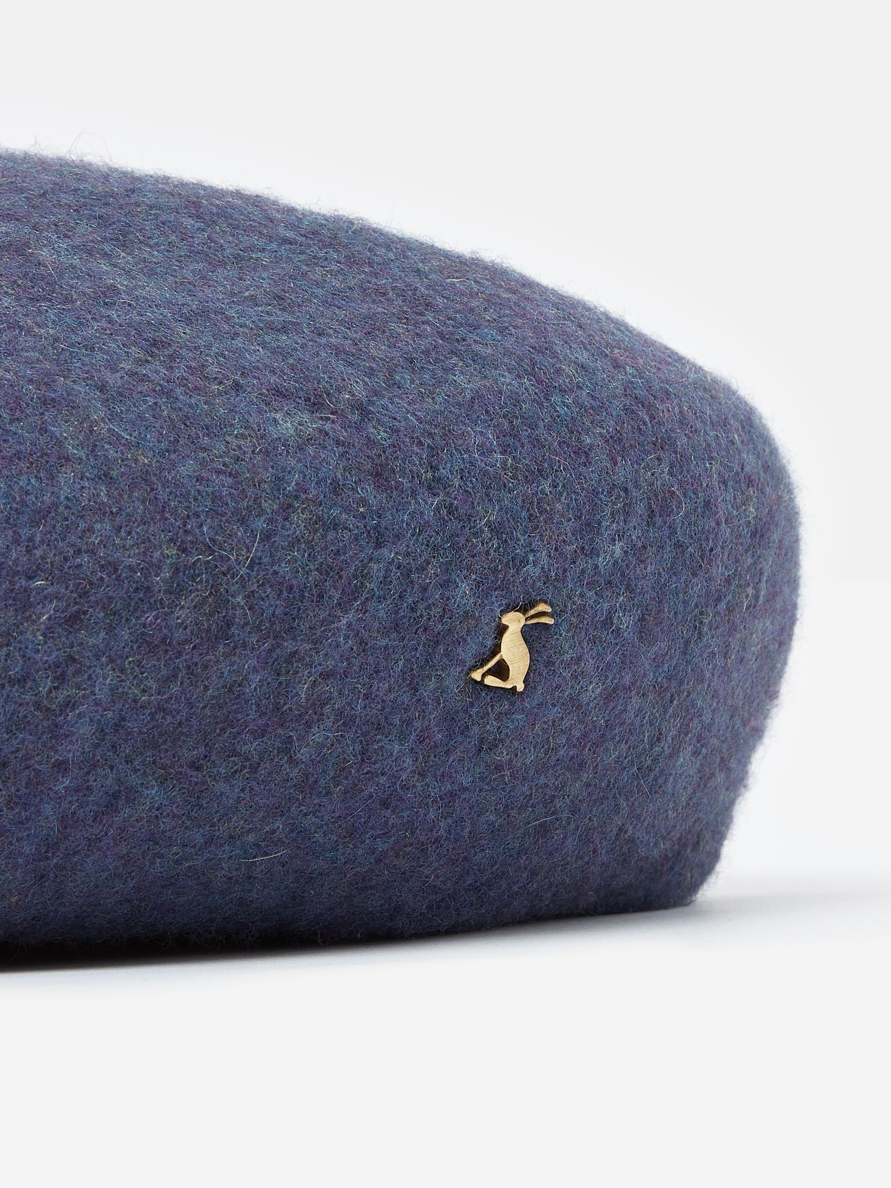 Amelie Navy Blue Adjustable Wool Beret Hat - Image 5 of 5
