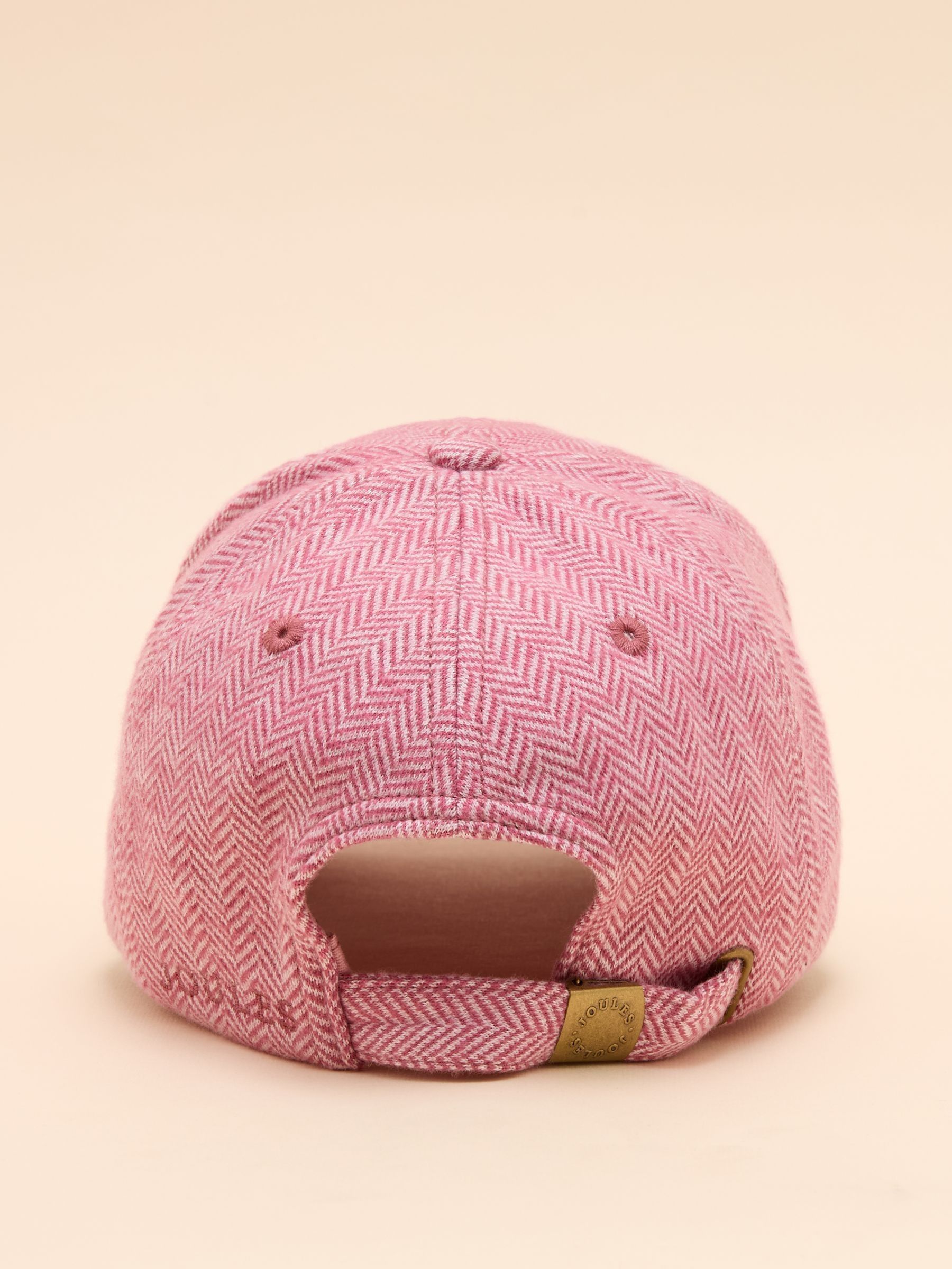 Daley Pink Herringbone Cap - Image 5 of 7