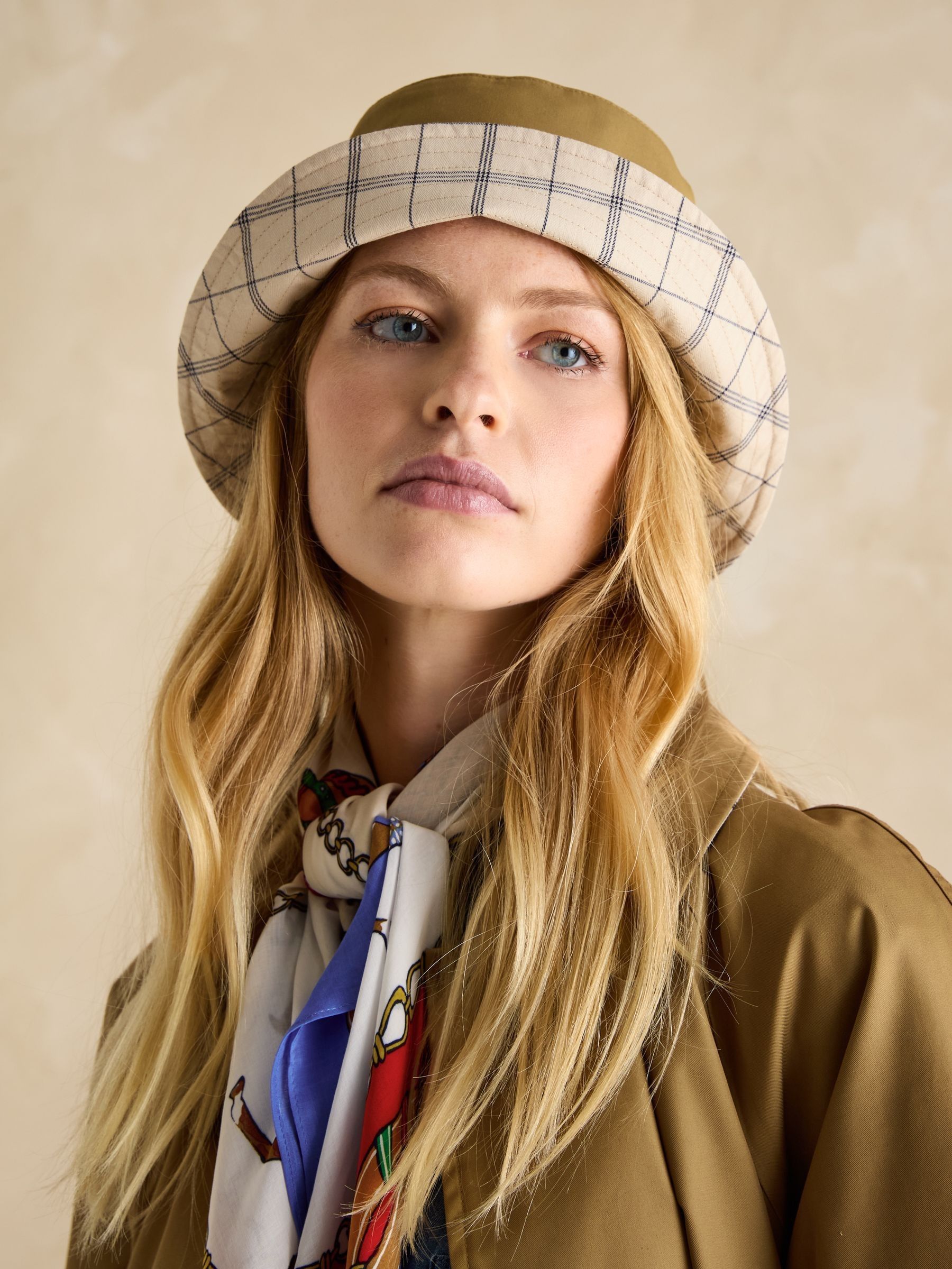 Thurlow Tan Brown Adjustable Waterproof Bucket Hat - Image 3 of 6