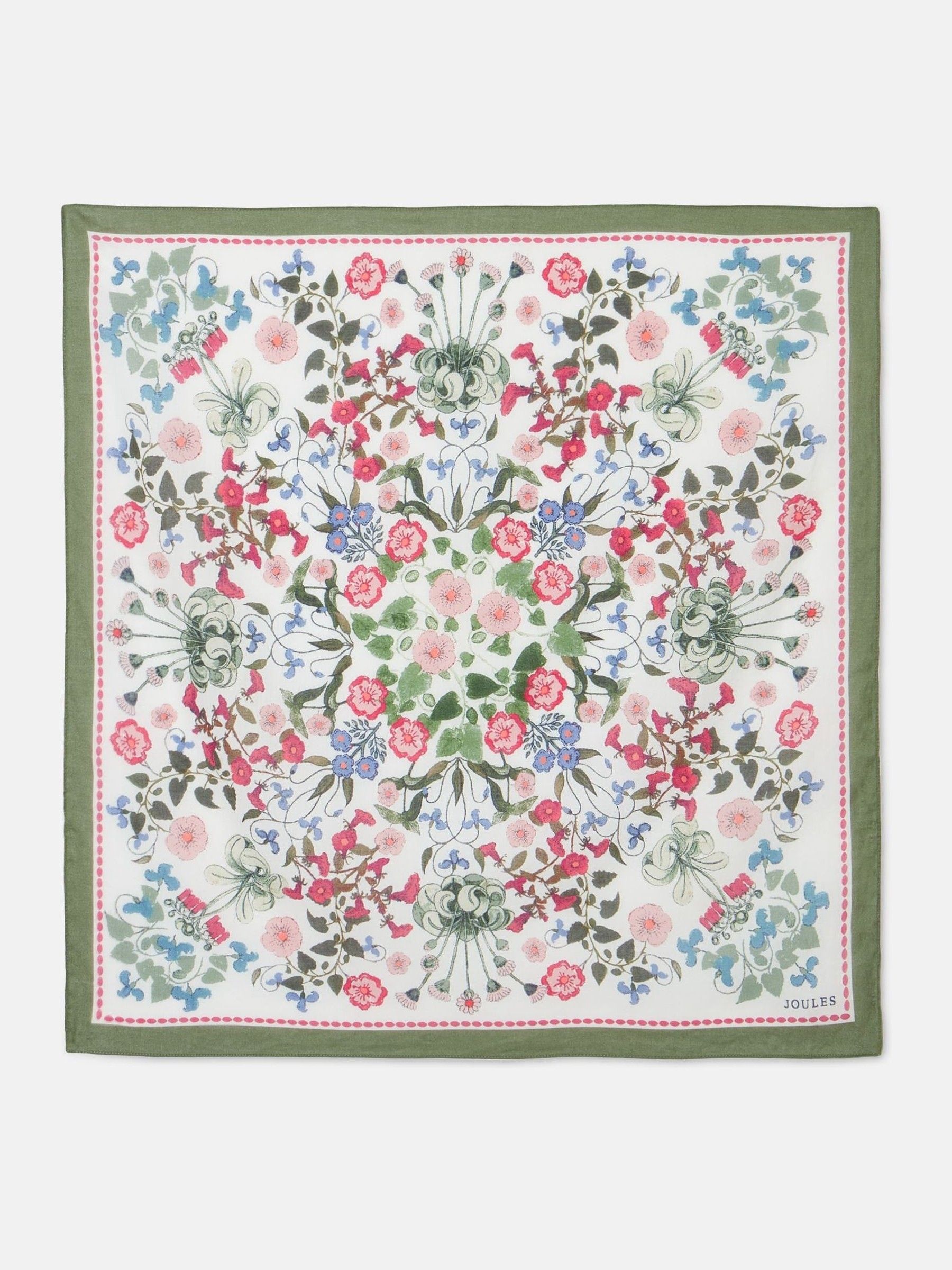 Kensington Cream Cotton Scarf - Image 3 of 4