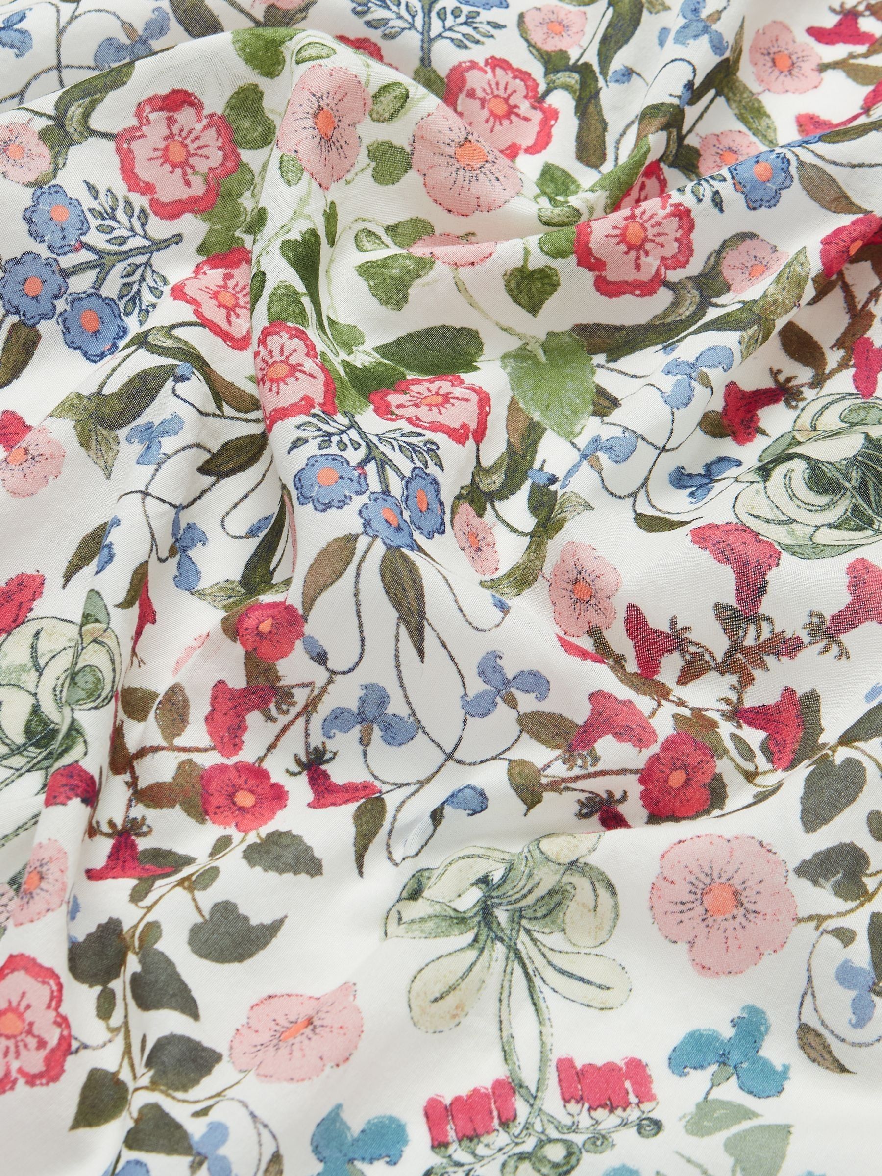Kensington Cream Cotton Scarf - Image 4 of 4