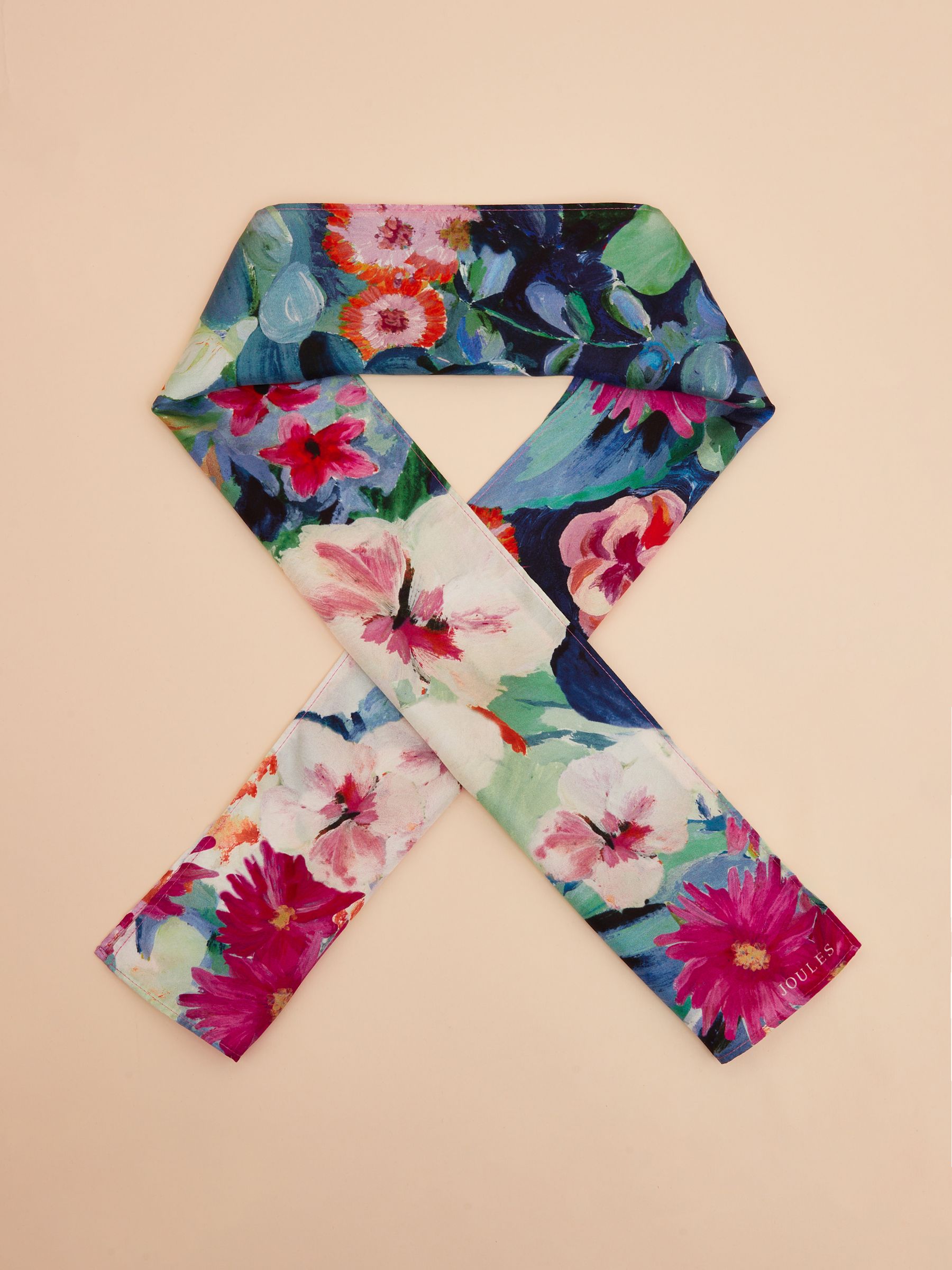 Highgrove Floral Skinny Printed Scarf - Image 4 of 5