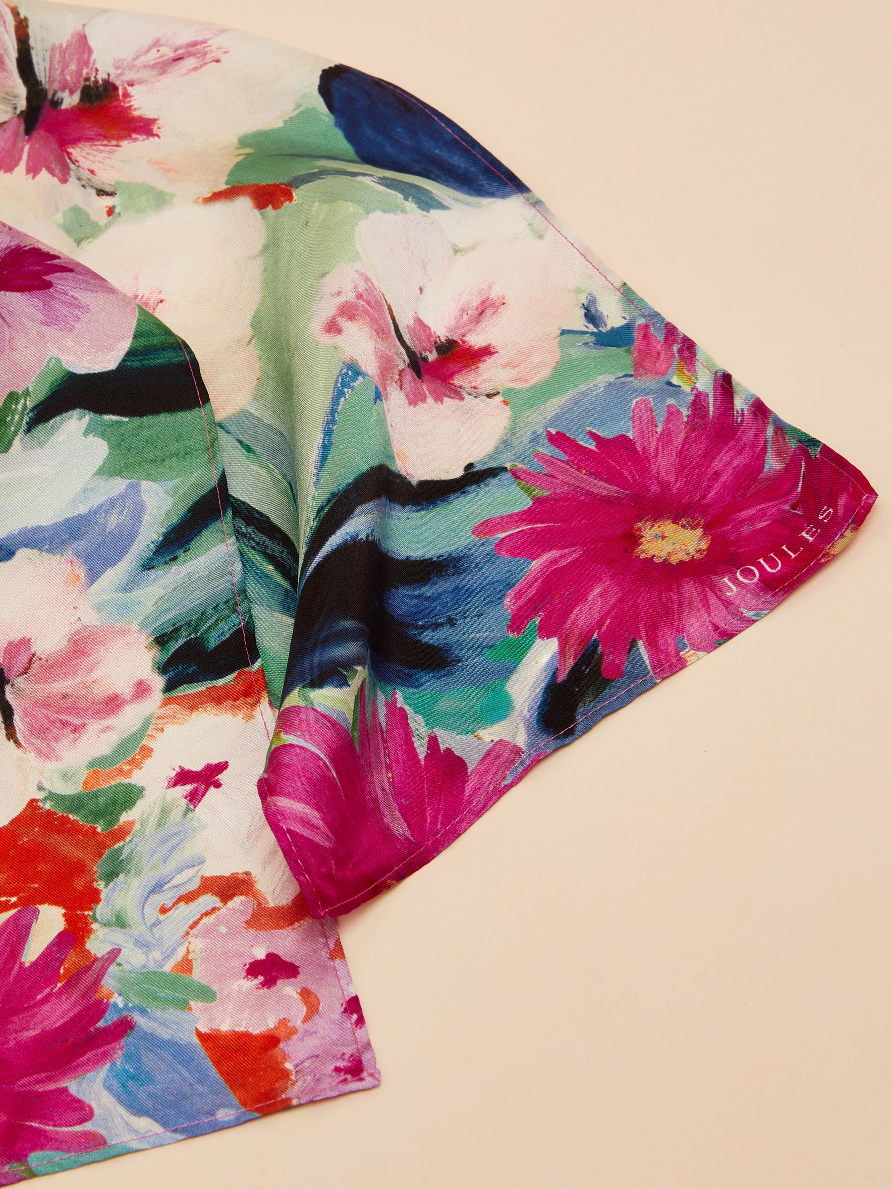 Highgrove Floral Skinny Printed Scarf - Image 5 of 5