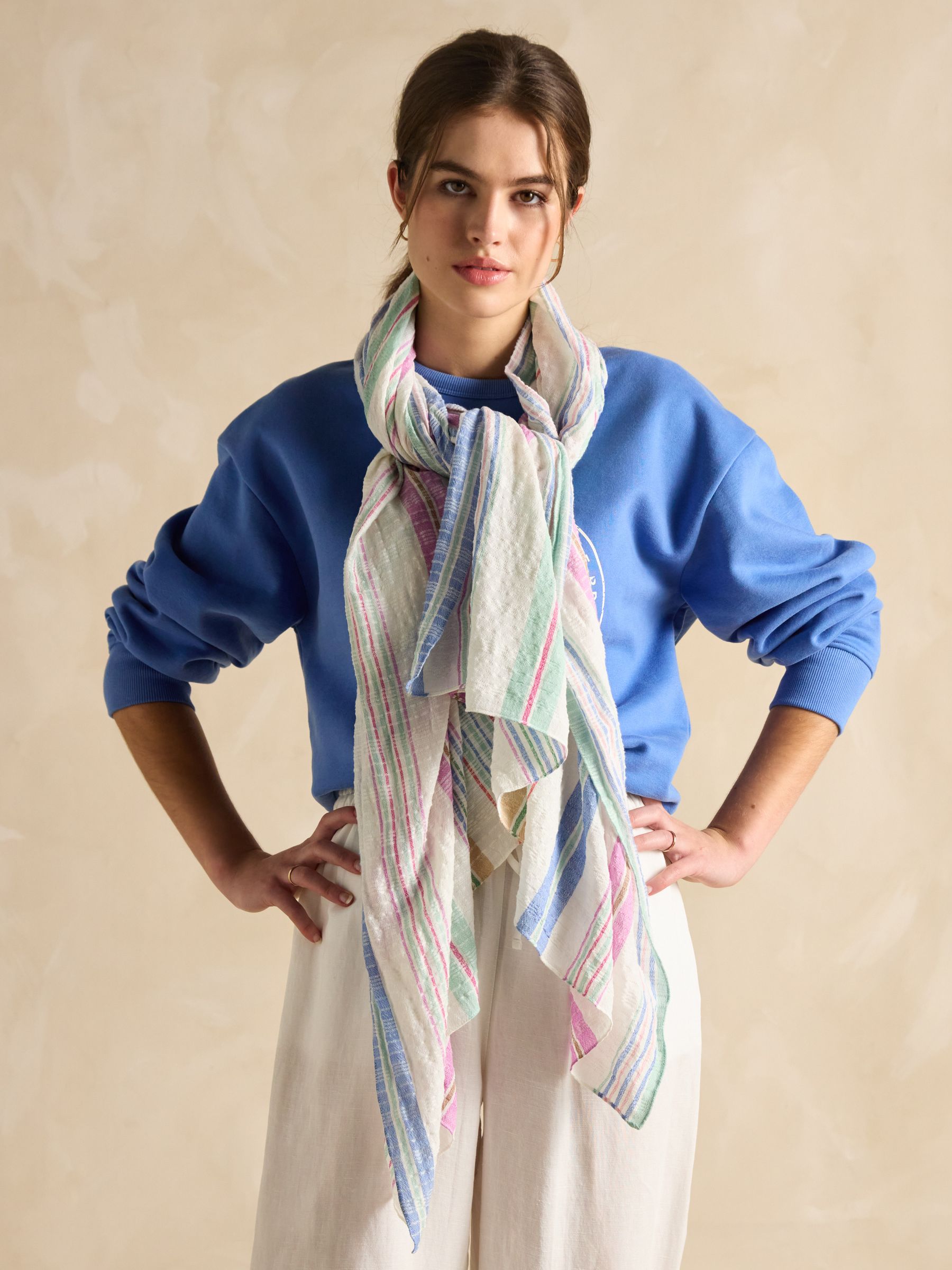 Orla Multi Lightweight Cotton Scarf - Image 2 of 6