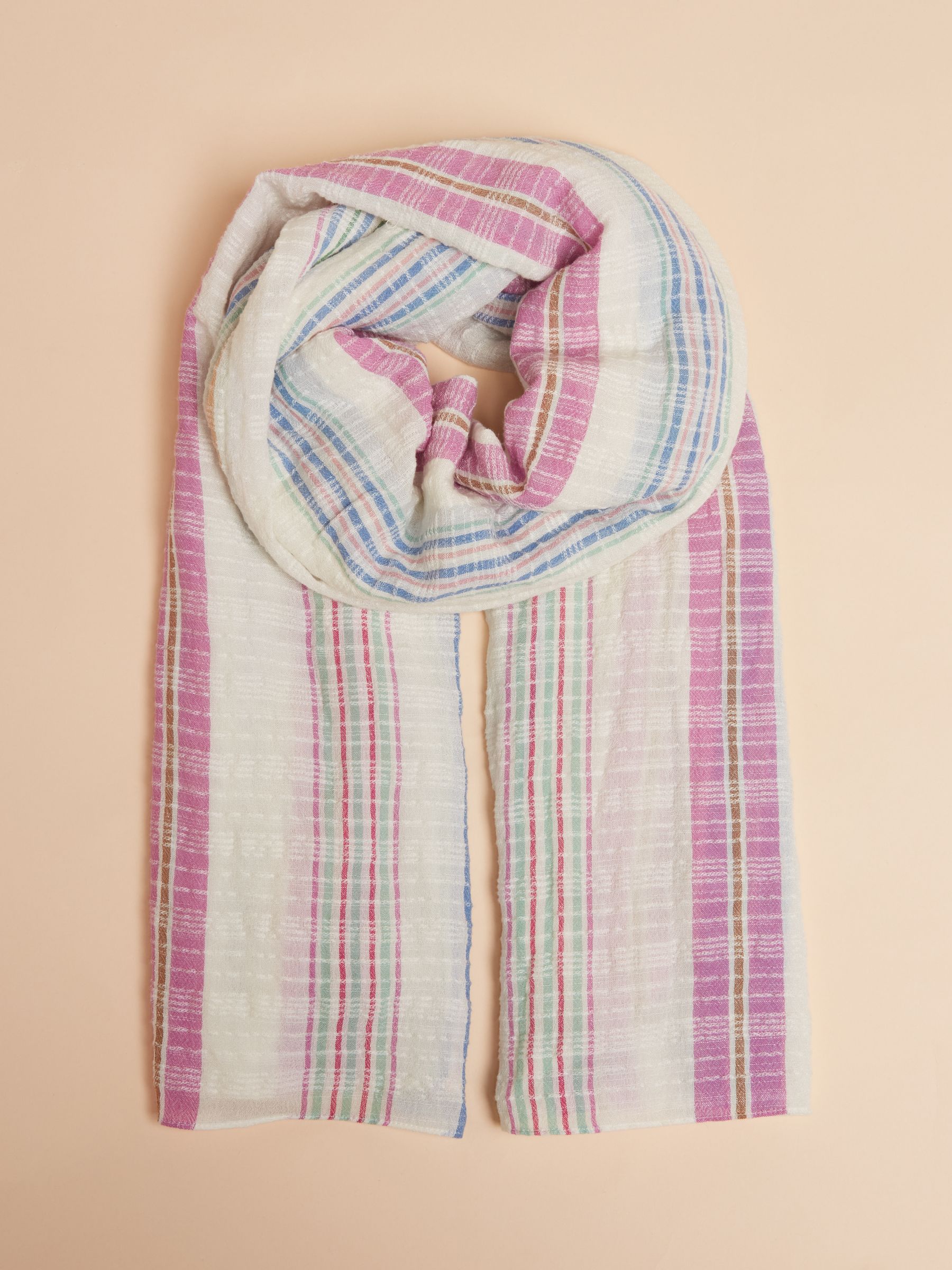 Orla Multi Lightweight Cotton Scarf - Image 3 of 6