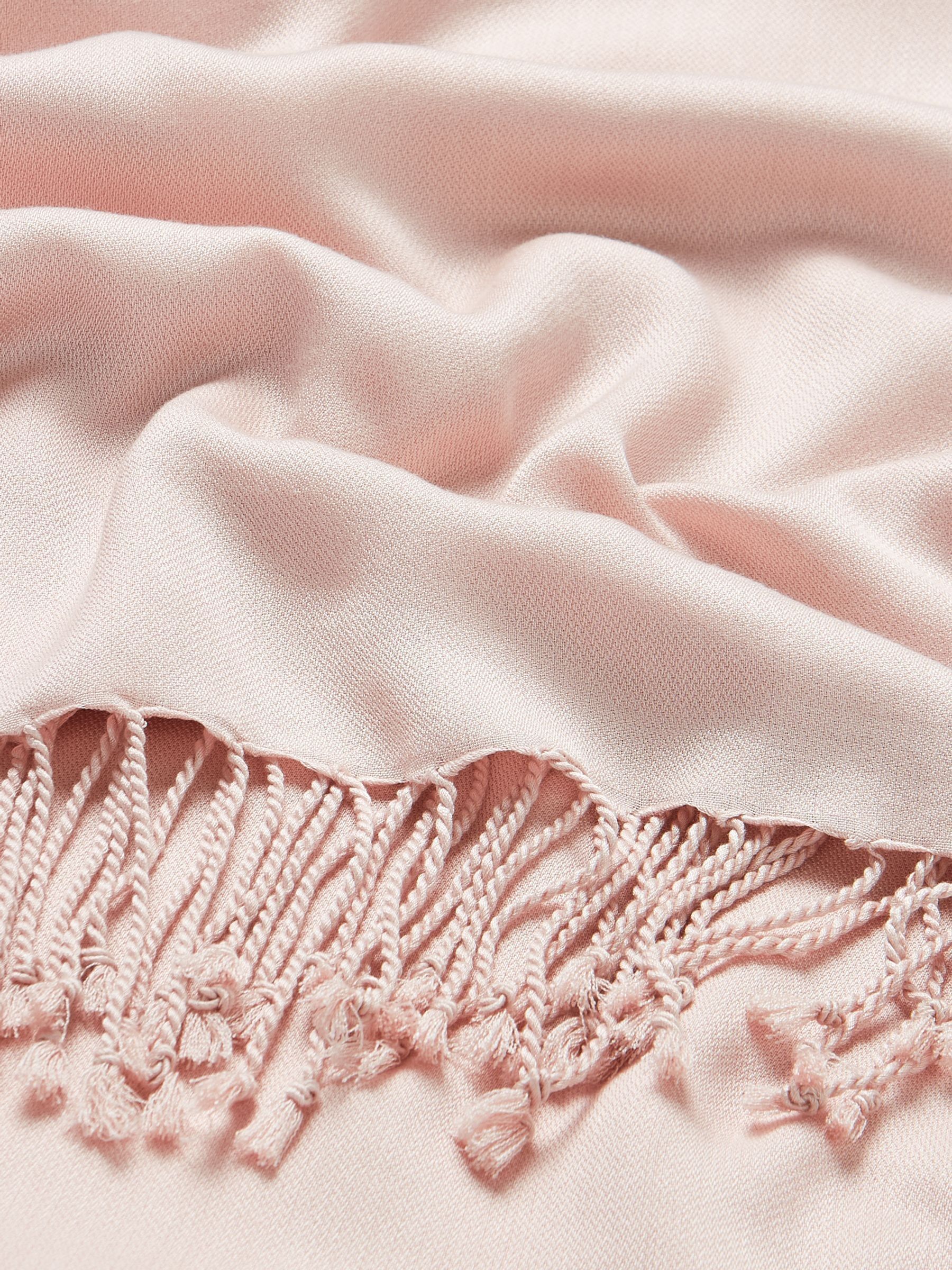 Ascot Pink Pashmina Scarf - Image 5 of 5