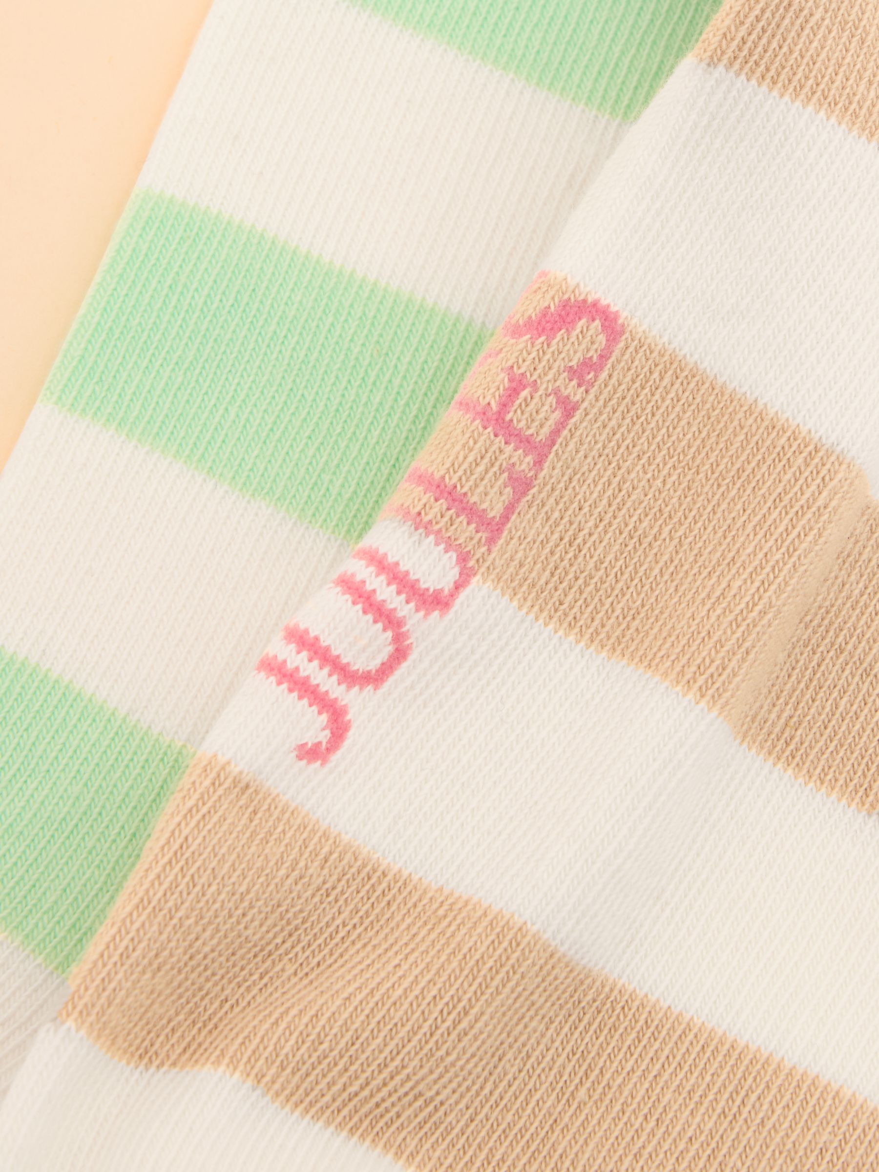 Rilla Cream/Blue Pack of Two Trainer Socks - Image 3 of 3