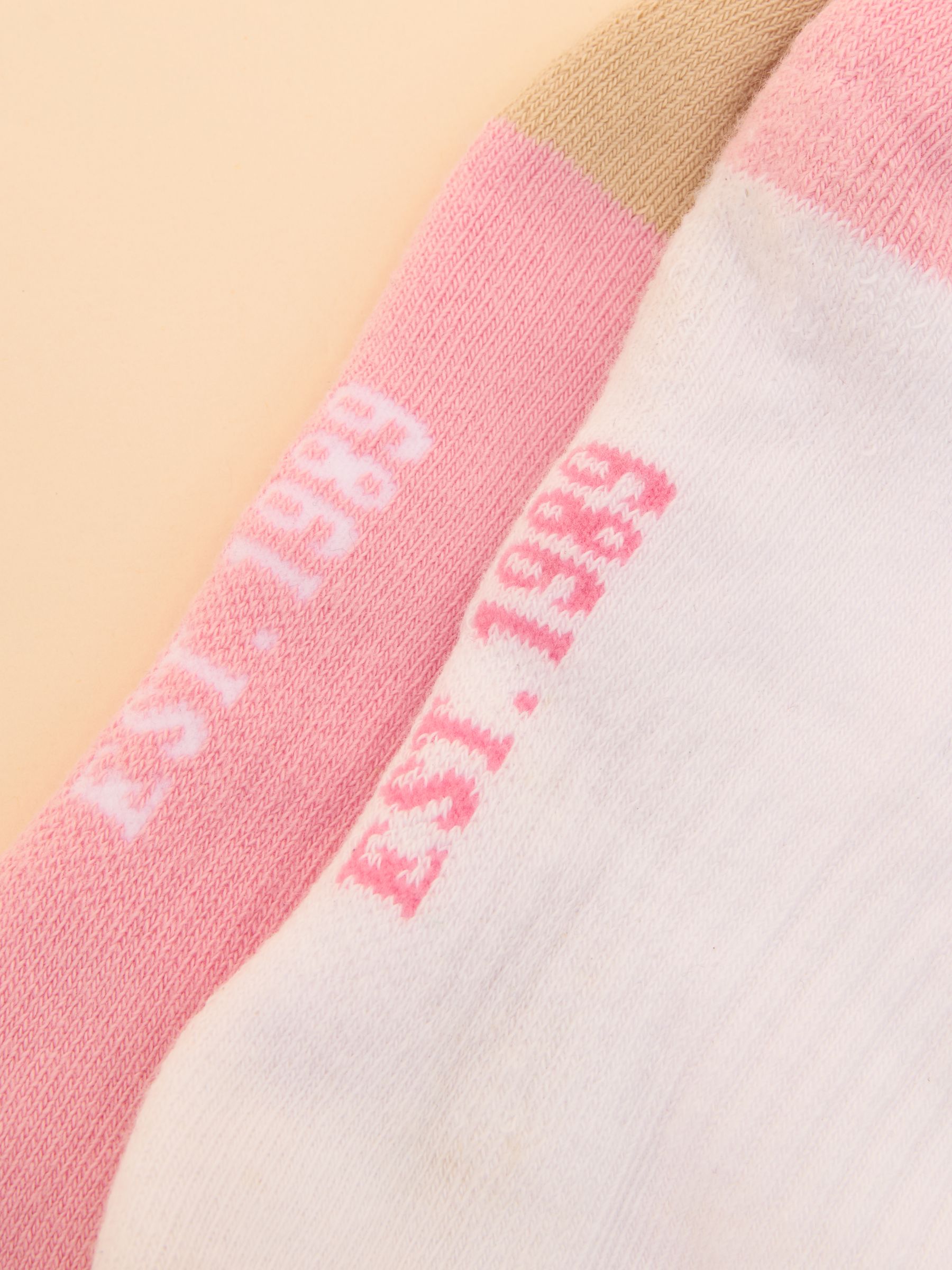 Women's Volley Pink Pack of Two Tennis Socks - Image 2 of 3