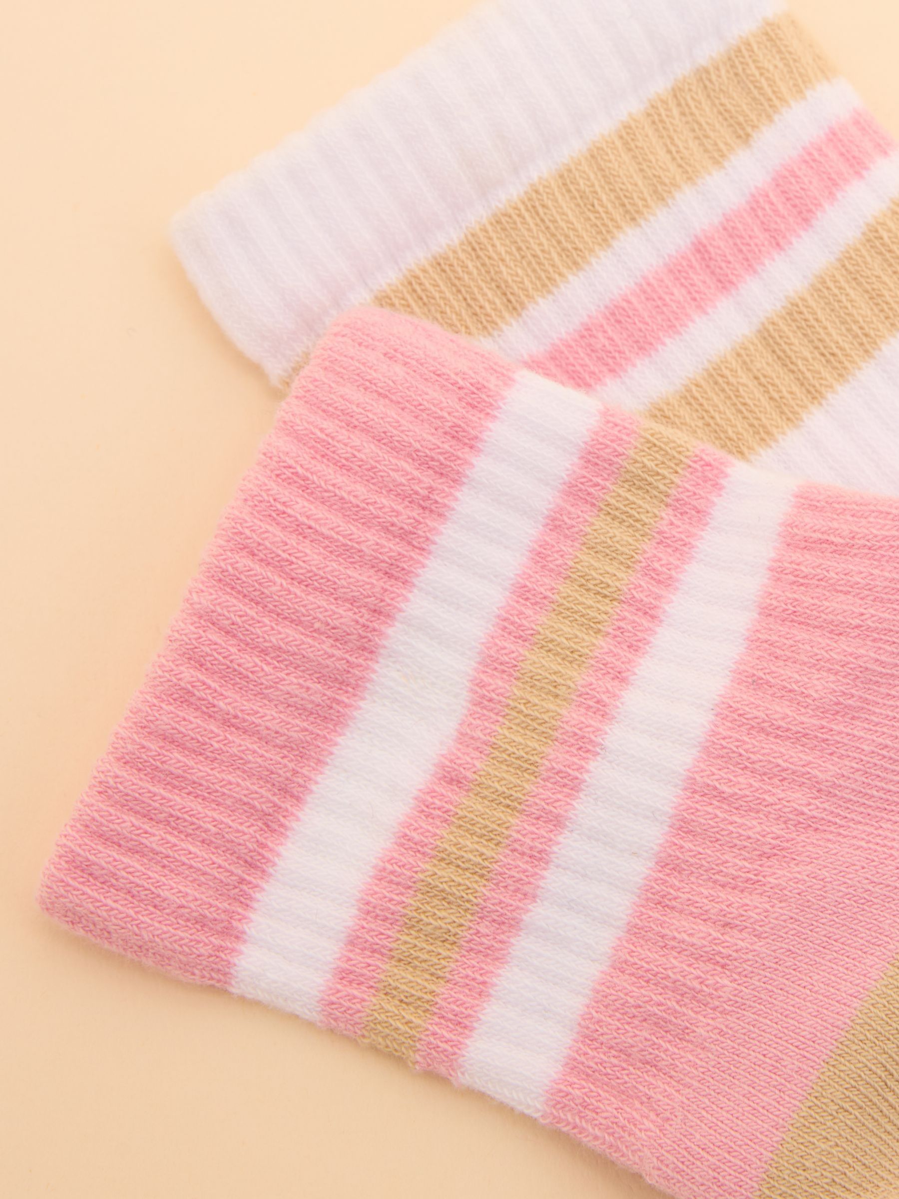 Women's Volley Pink Pack of Two Tennis Socks - Image 3 of 3