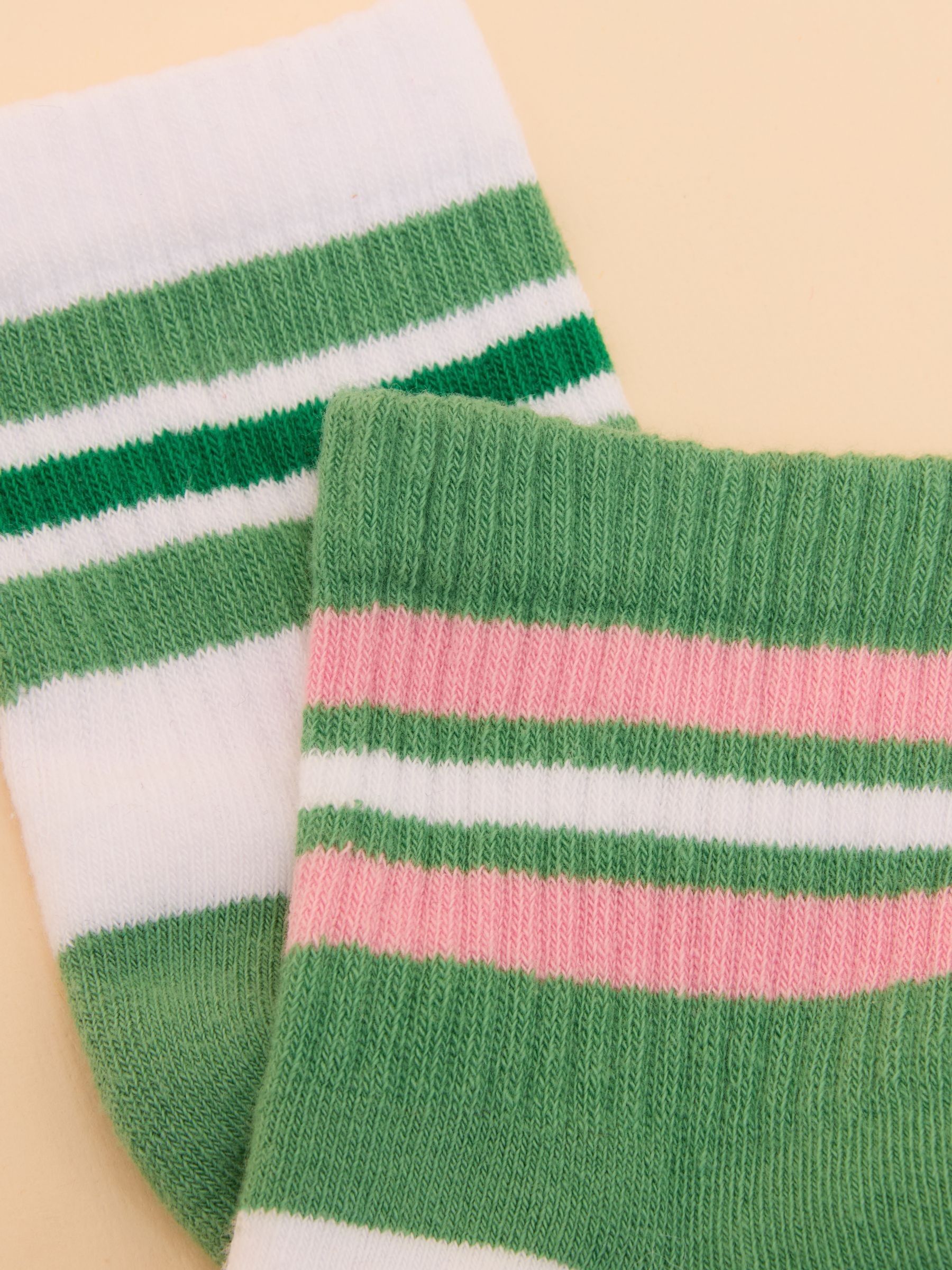 Women's Volley Green Pack of Two Tennis Socks - Image 3 of 3