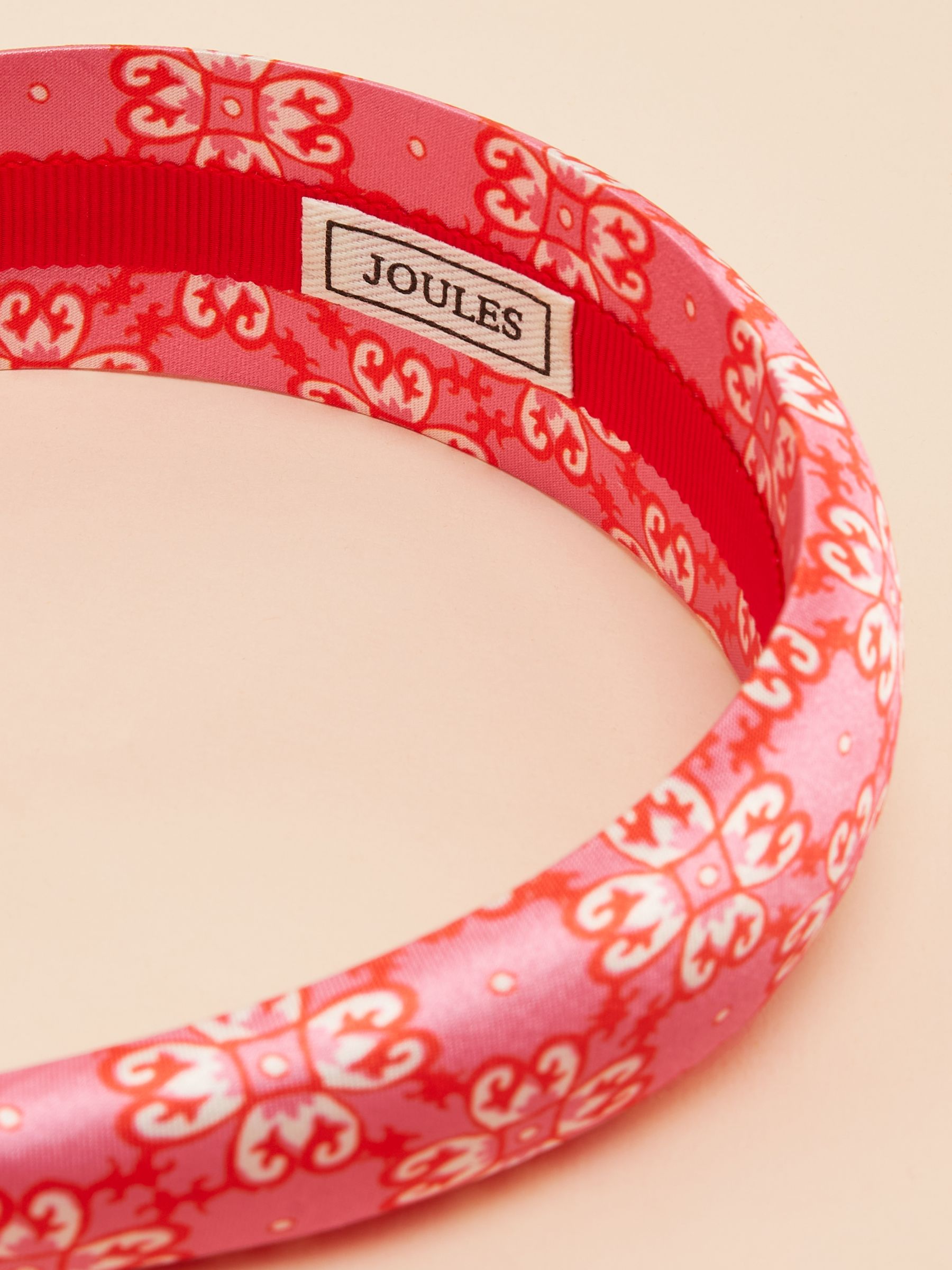 Carissa Pink/Orange Printed Headband - Image 6 of 6