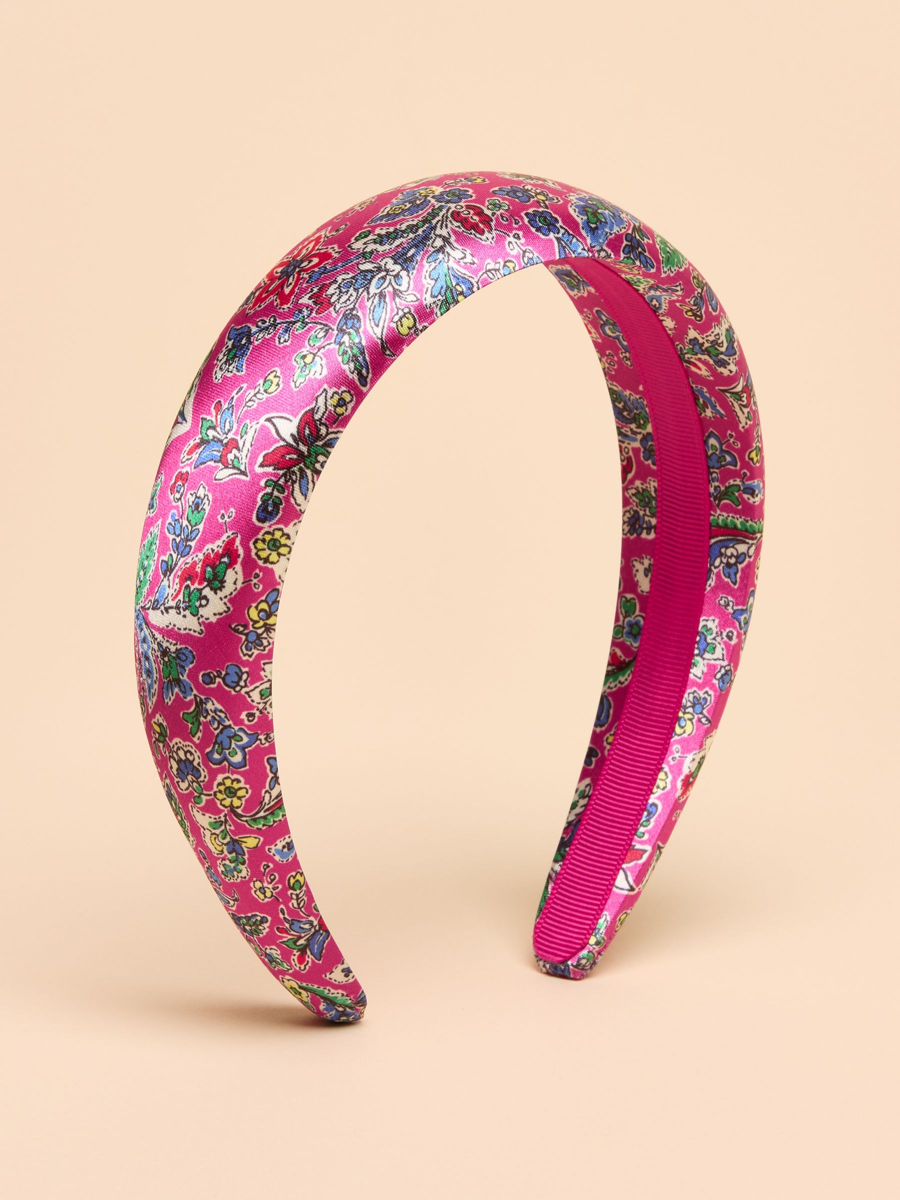 Carissa Pink/Blue Printed Headband - Image 4 of 6