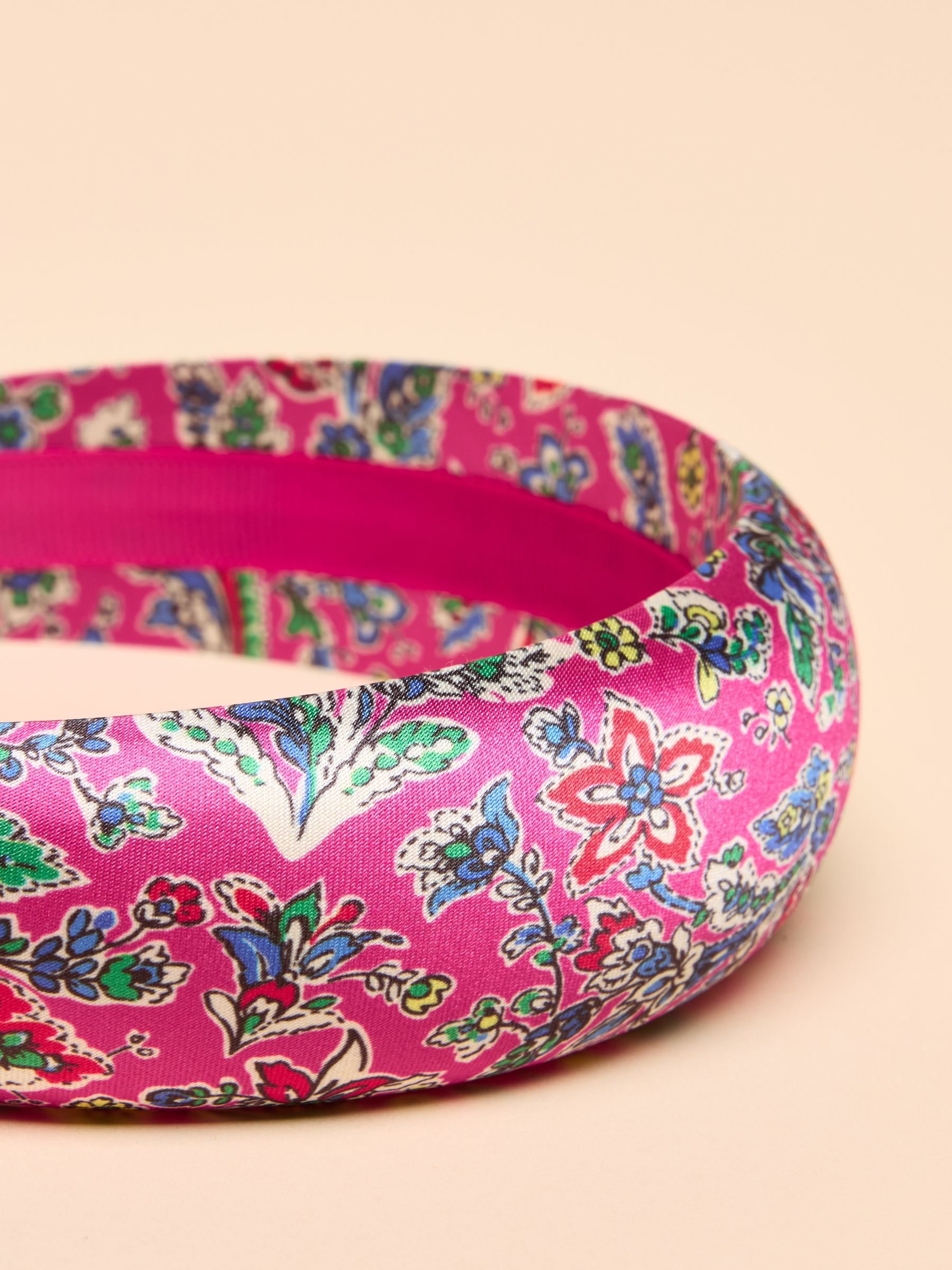 Carissa Pink/Blue Printed Headband - Image 6 of 6